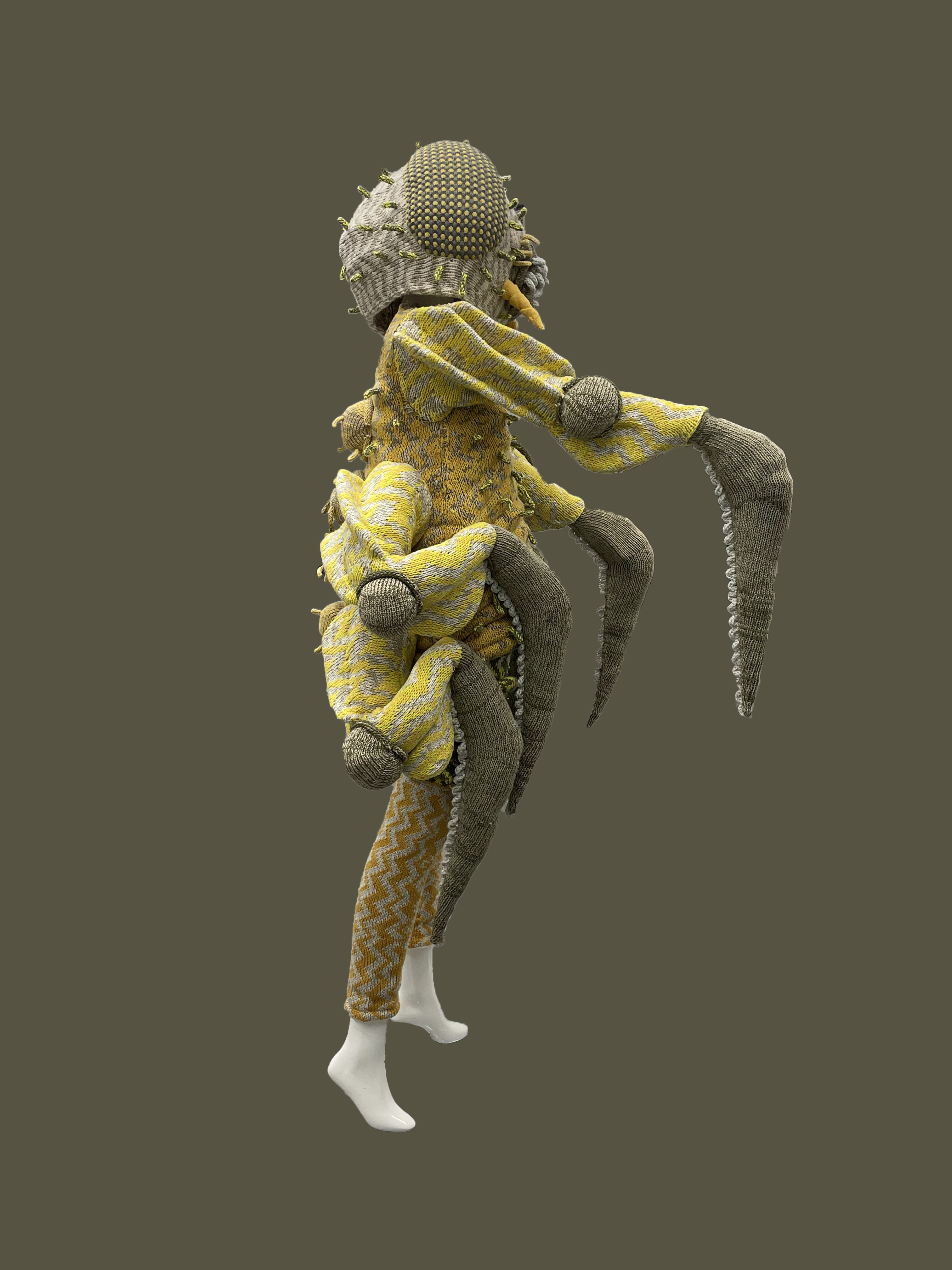 How I obliterated my body with pattern and texture.