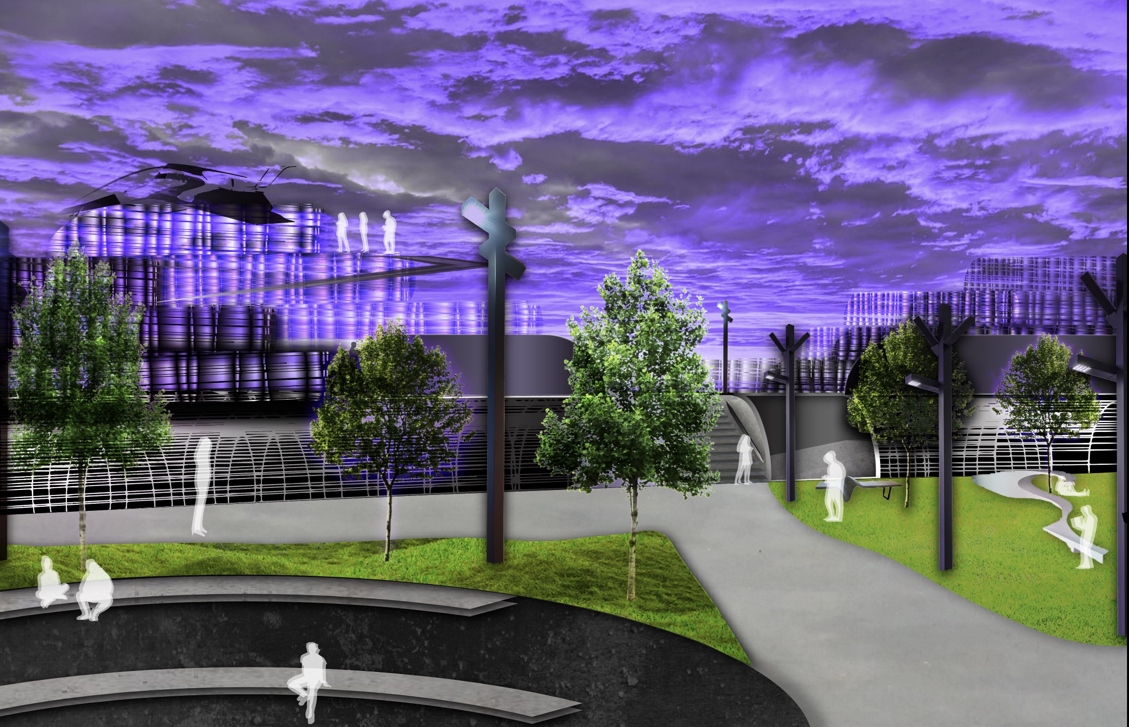 landing station main floor-rendering