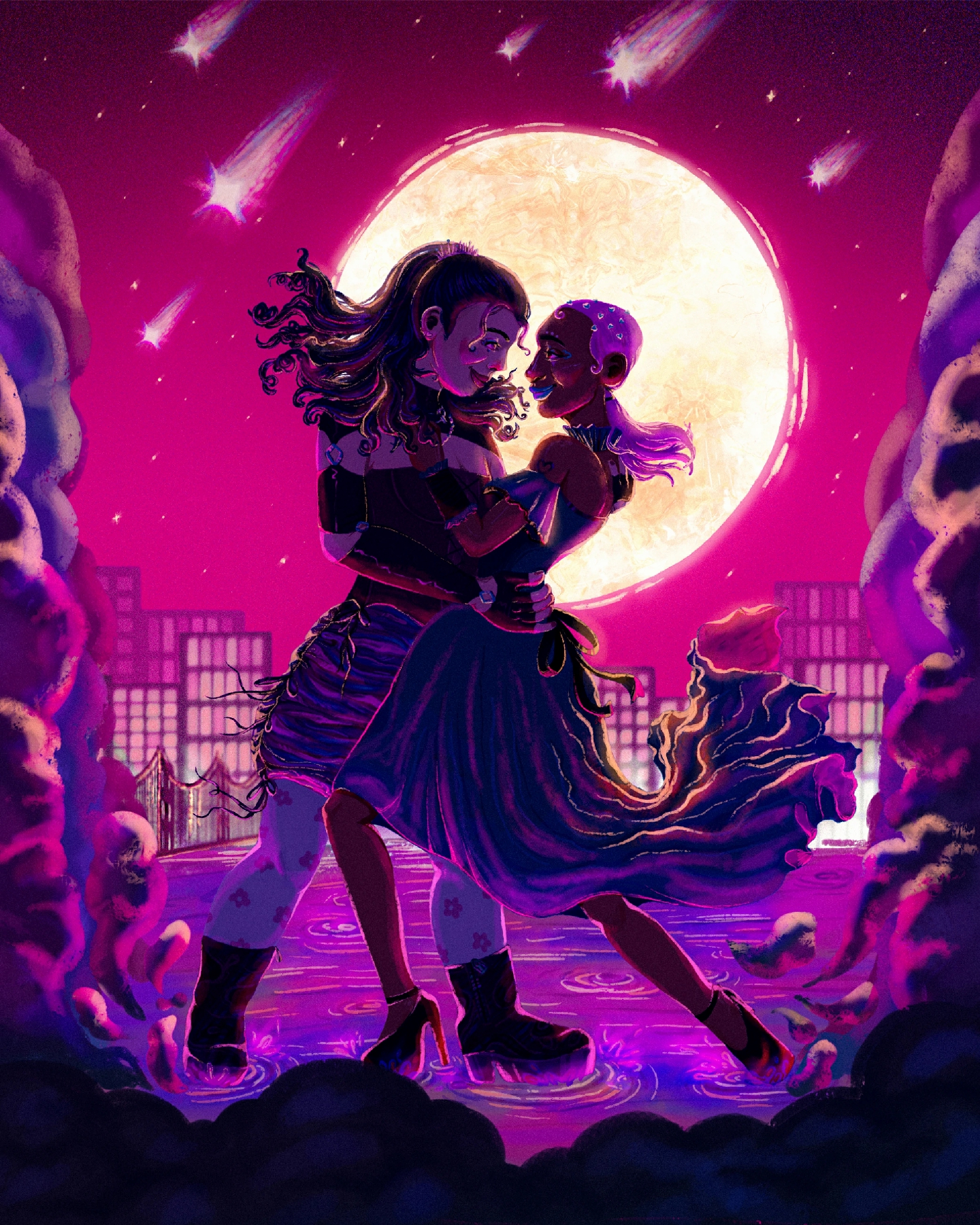 🌚🌙You and I, dancing in the moonlight🌟🌠 focused