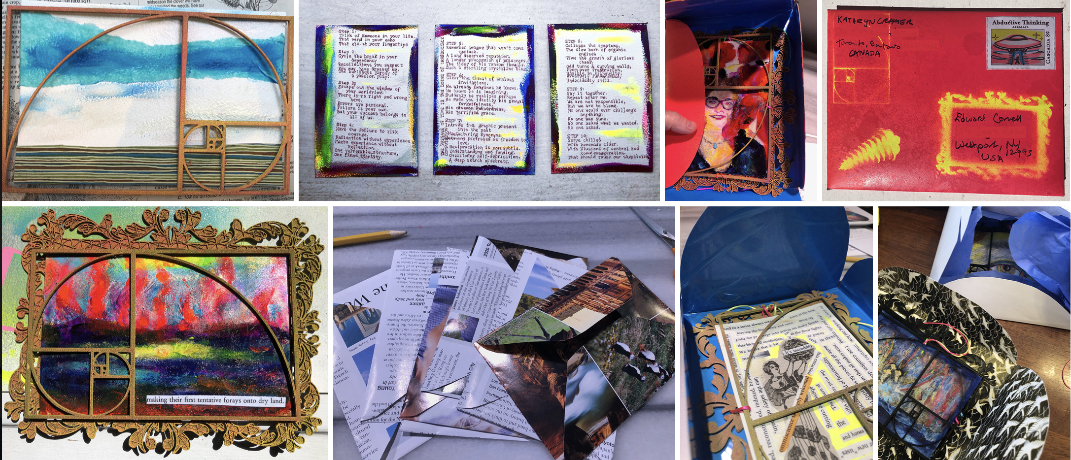 Pandemic Post: Retrofuturist Mail Art