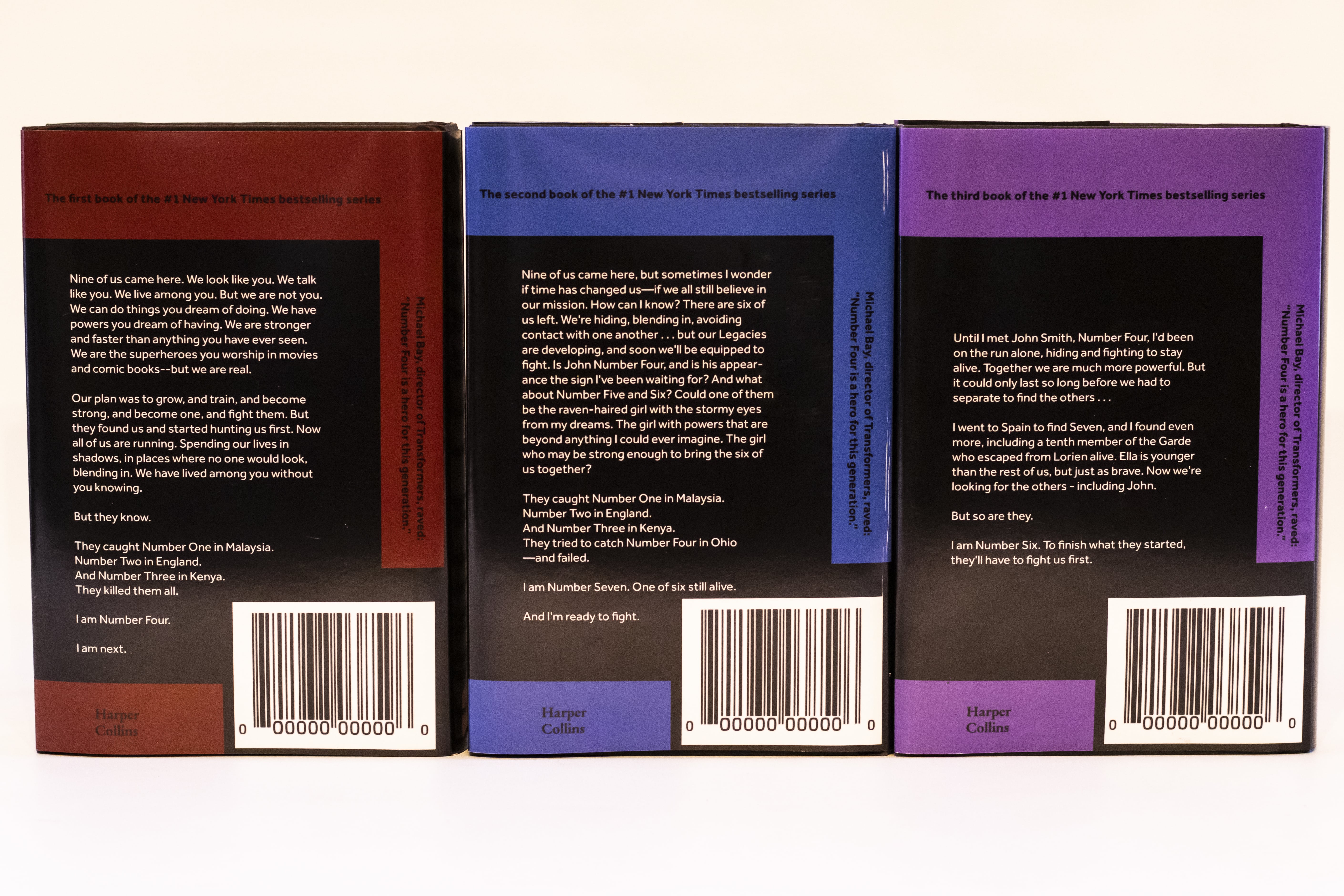 I Am Number Four Book Covers