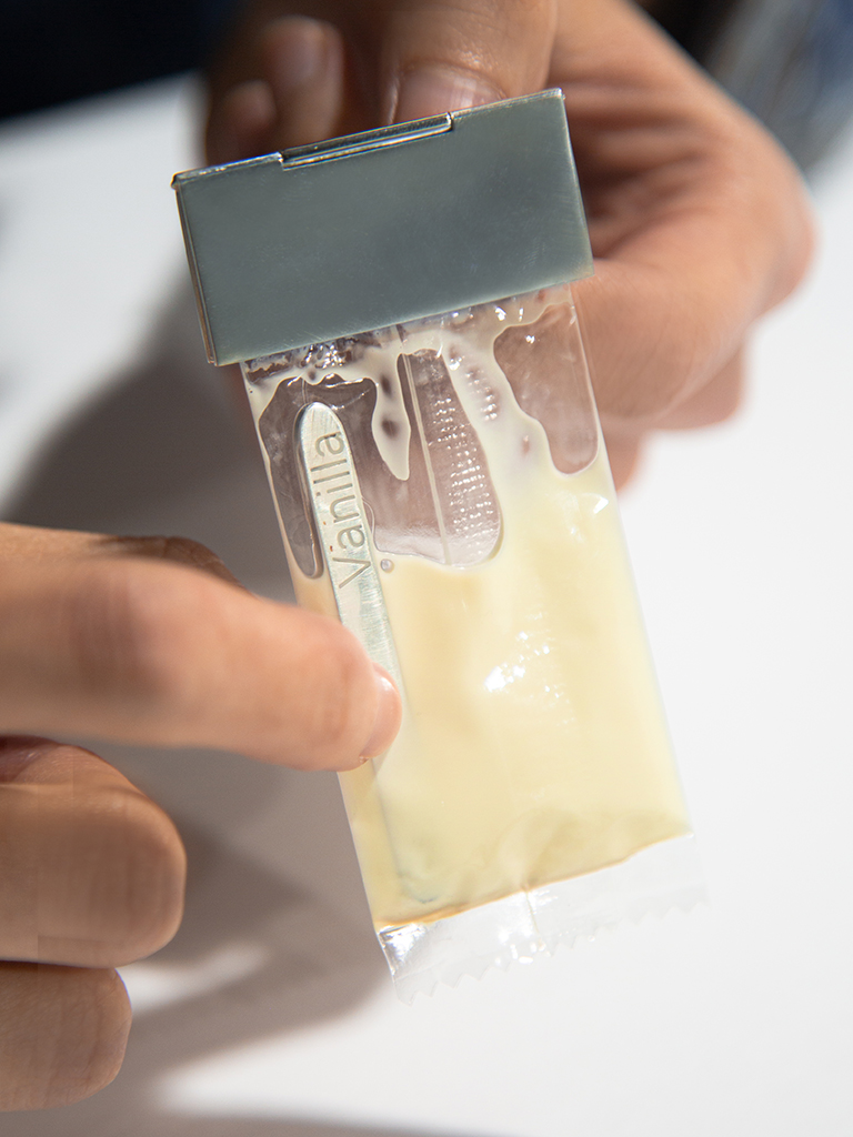 FOOD LOTTERY. (Ice cream brooch)