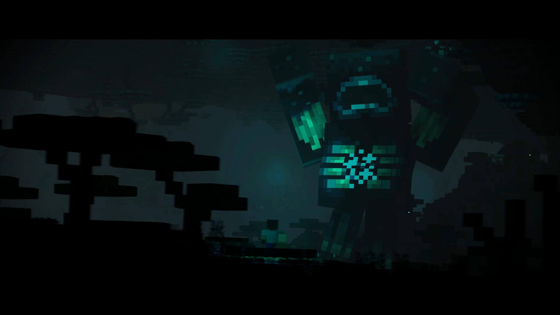 Steve, Villager, Warden