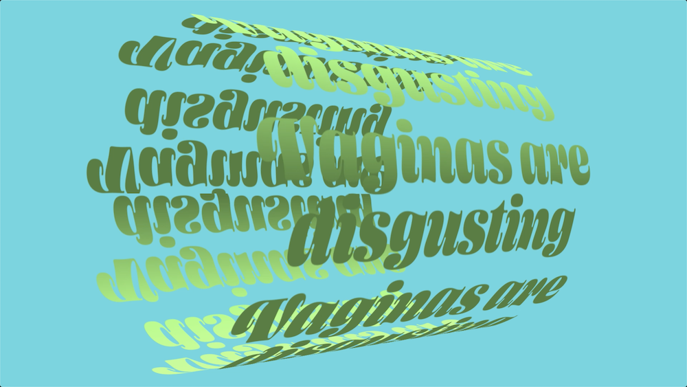 Breaking the Illusion: Exposing Misogyny and Transphobia in Mainstream Drag Media through Kinetic Typography.