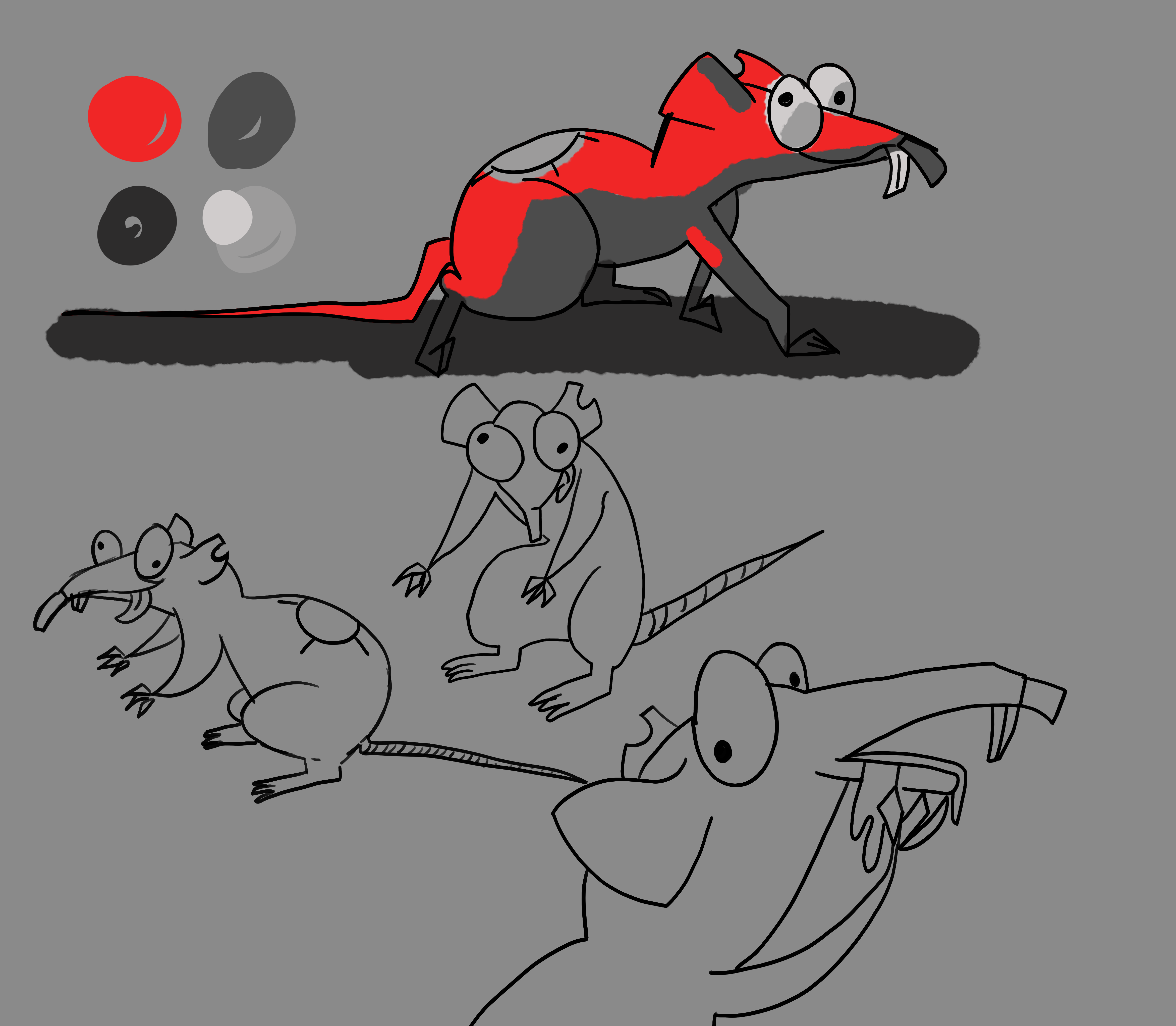 Waste Backgrounds and Characters