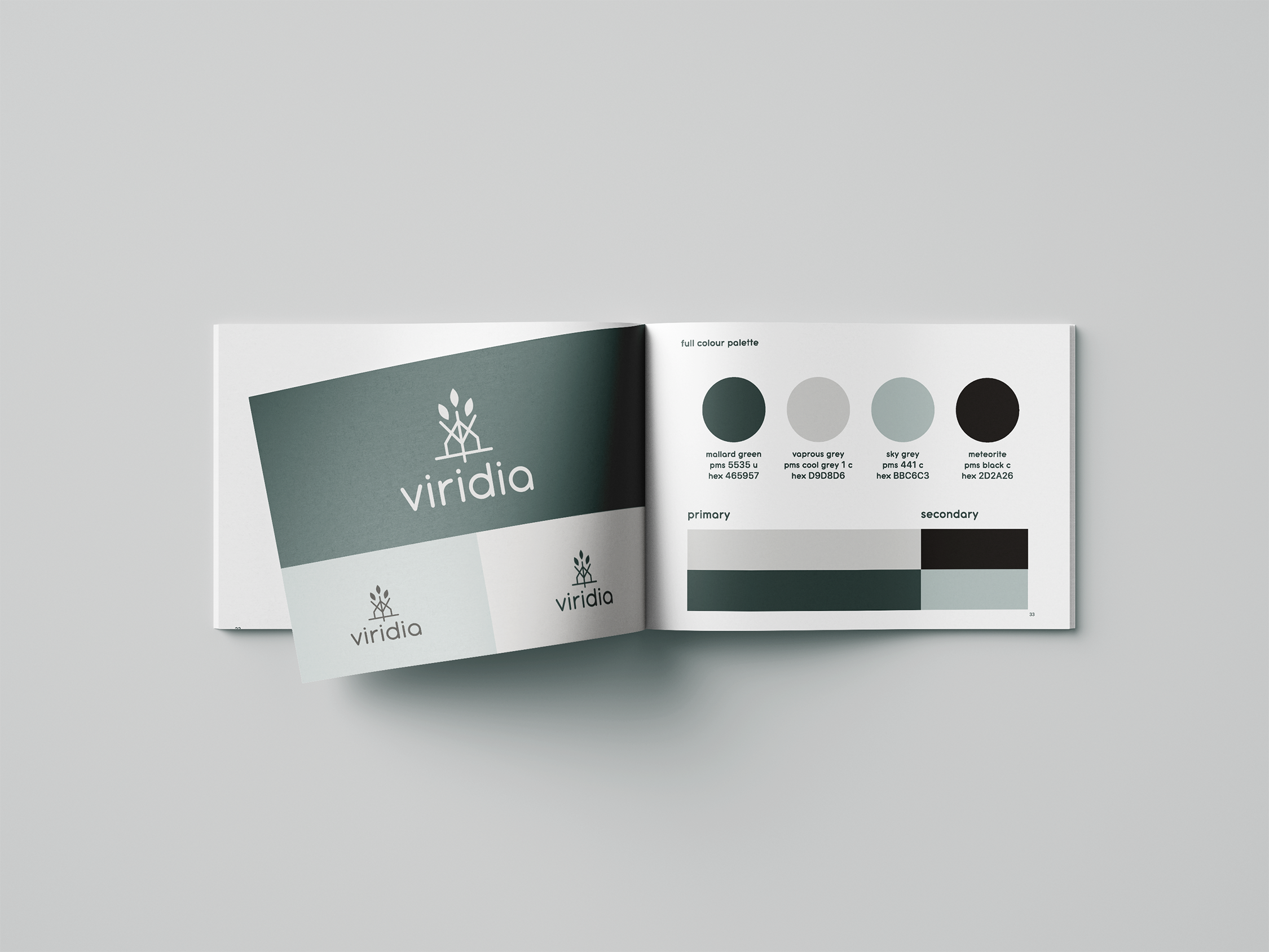 Viridia- Green Hotel Brand Identity