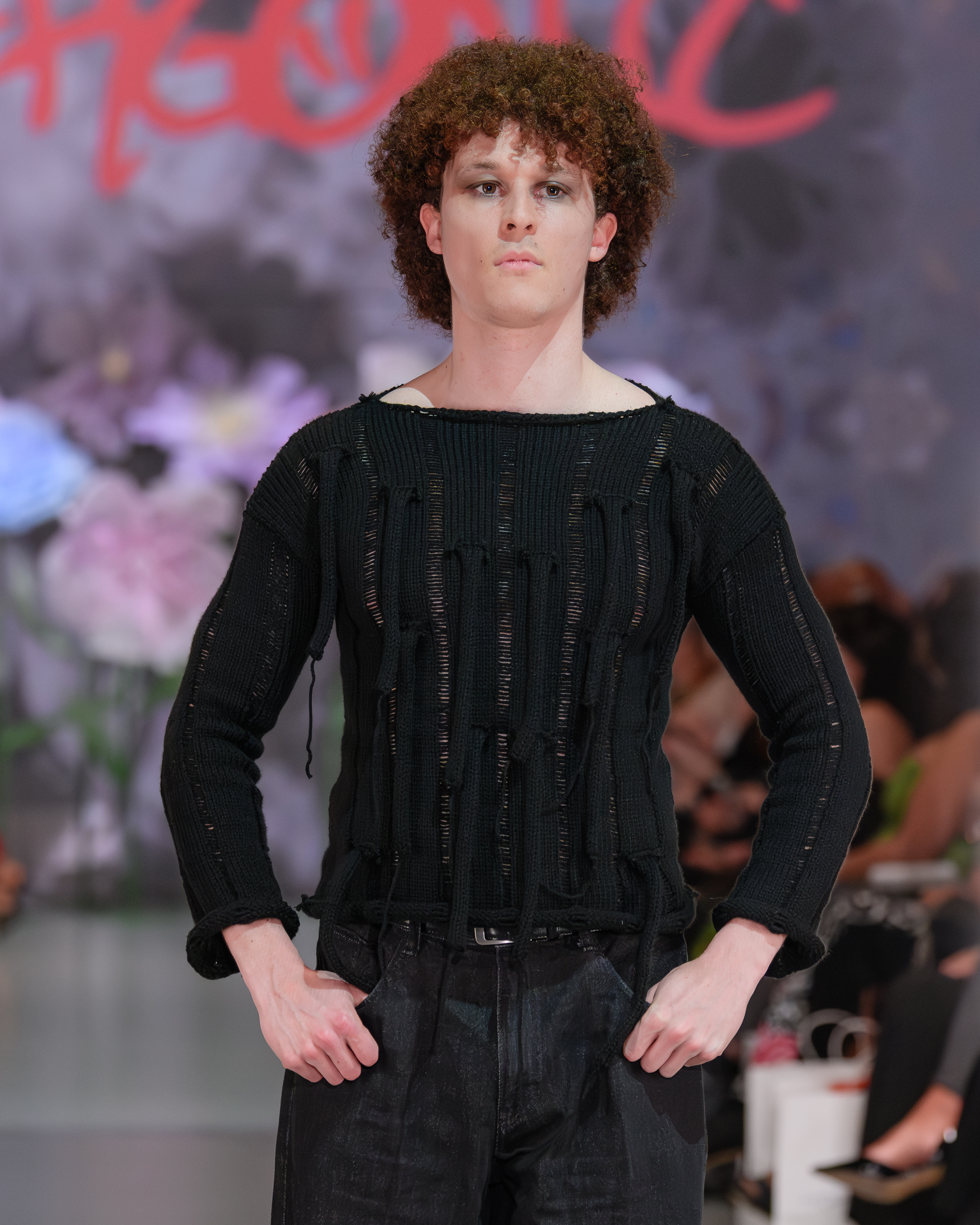 Black Cable Sweater