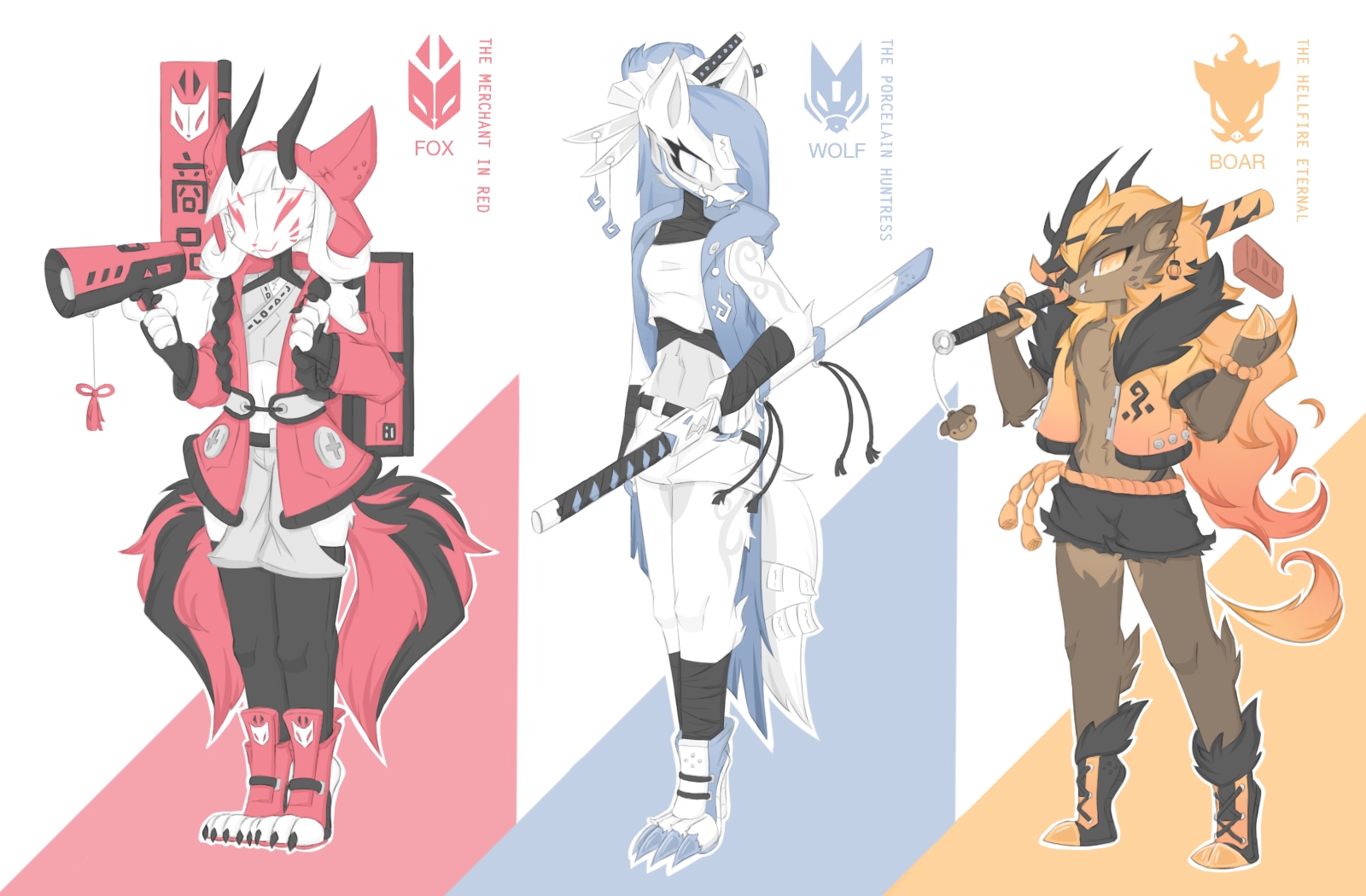 The Fox, the Wolf, and the Boar