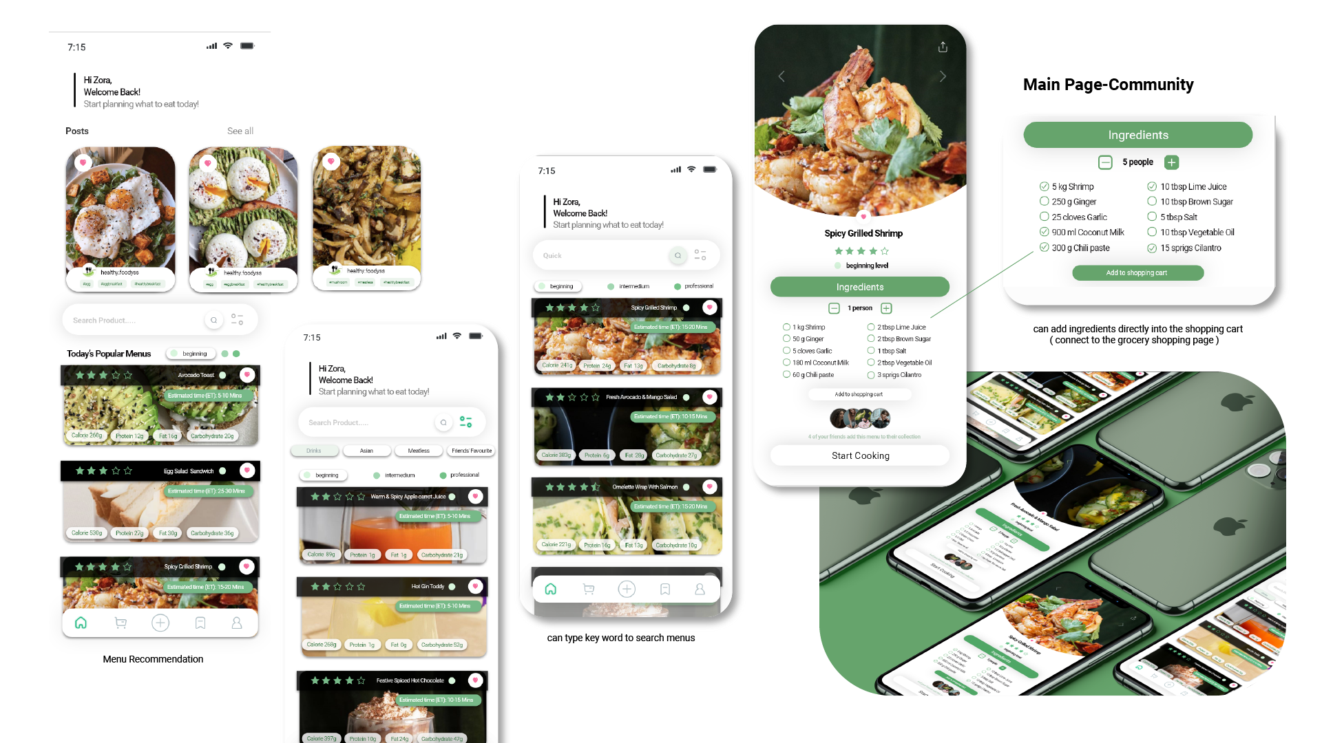Easyfood App Design