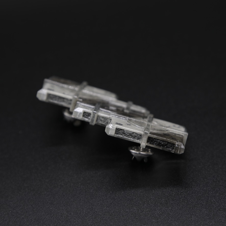 Concrete Container #1 Brooch