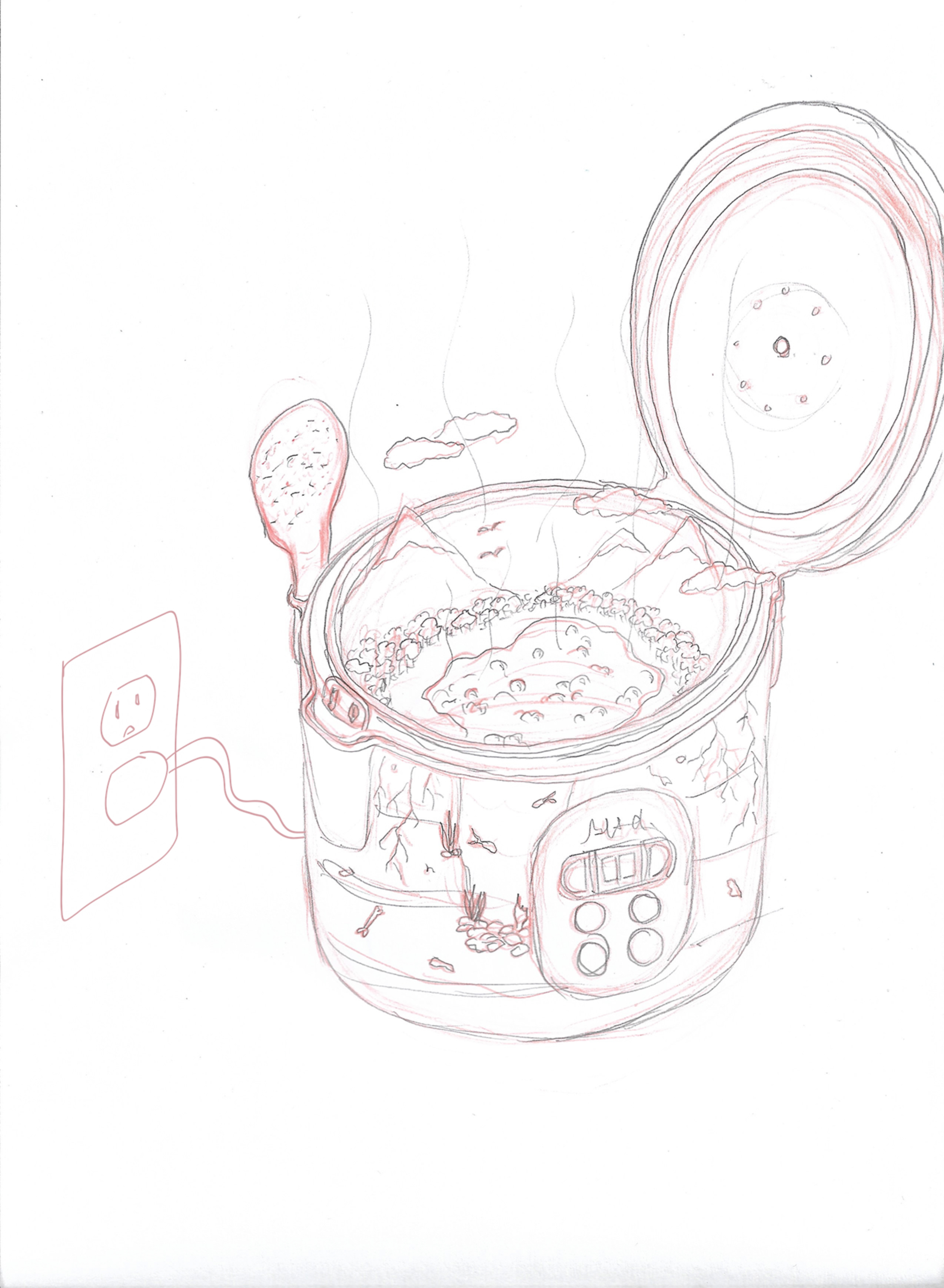 Stove And Kettle As Global Warming