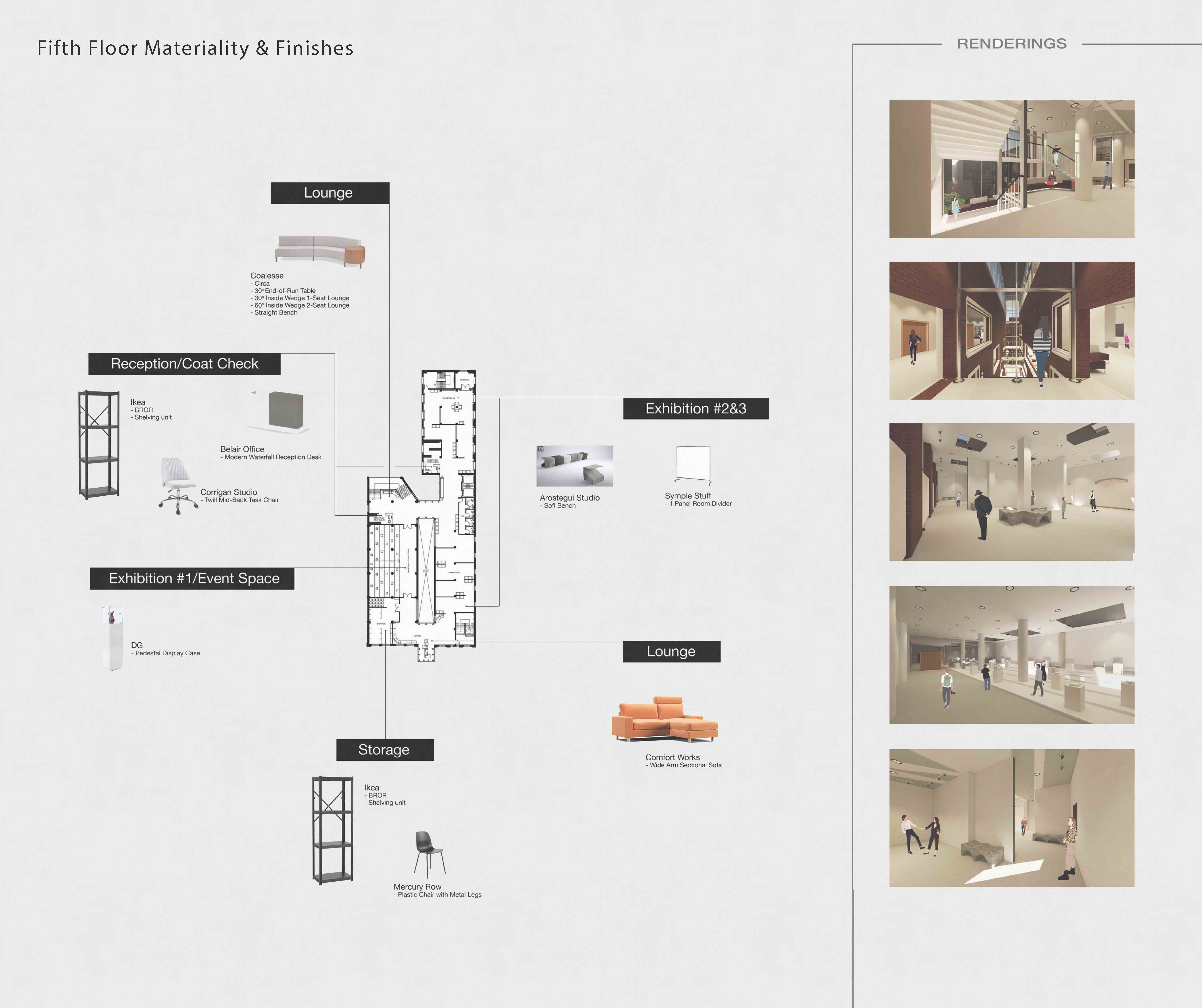 Fifth Floor Materiality & Finishes
