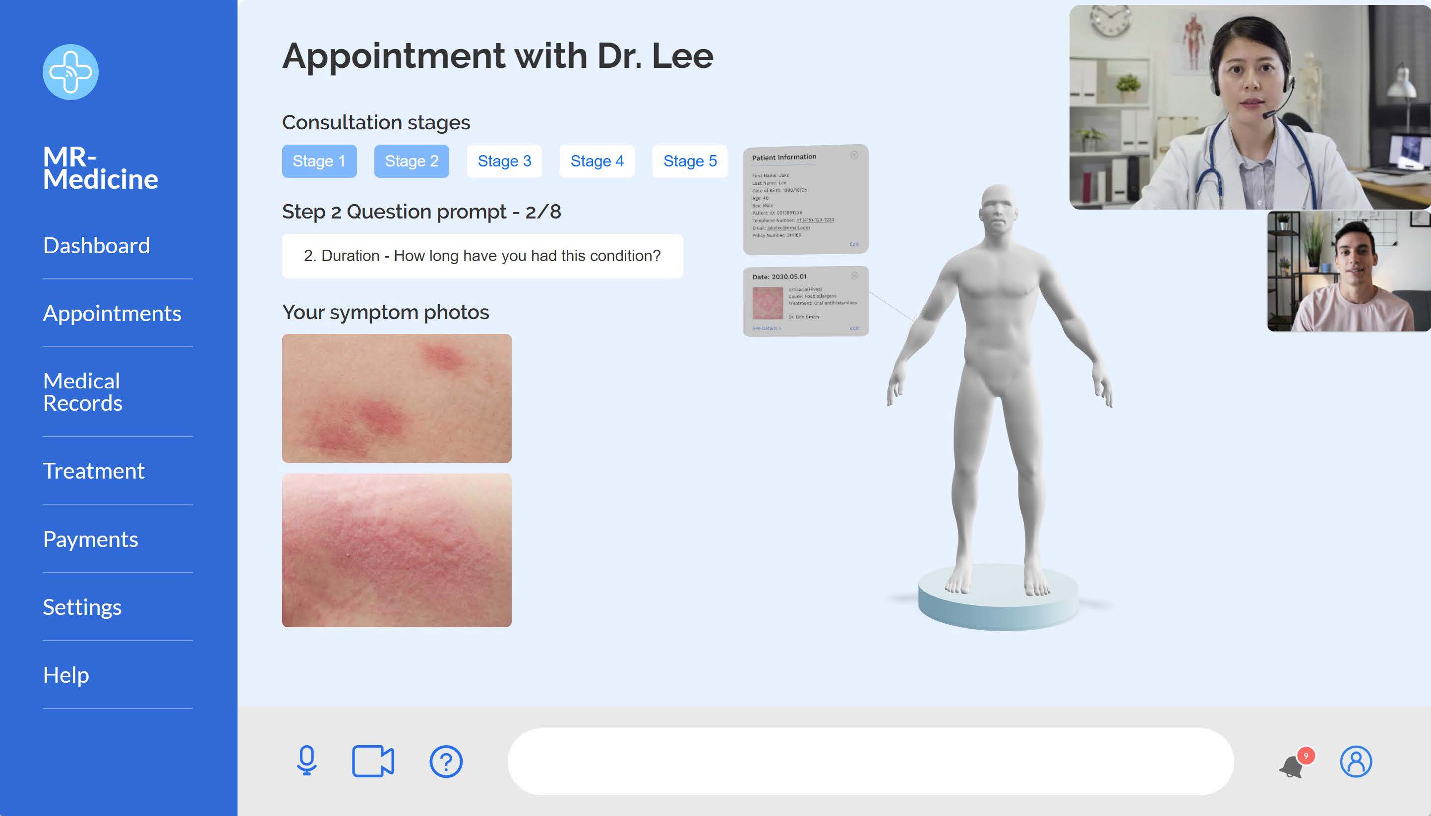 MR-Medicine: Improving Telemedicine Video Consultation with Mixed Reality and User Experience Design