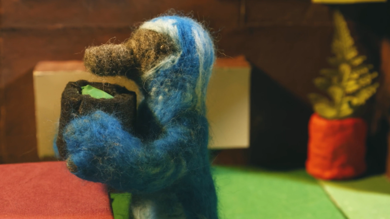 Flycatcher makes matcha