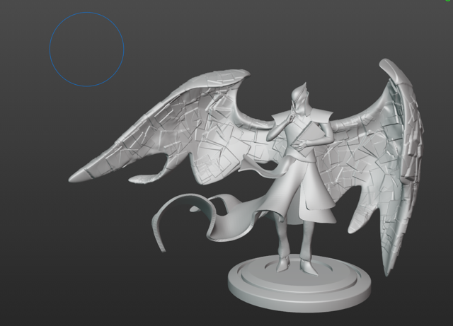 Raziel - Angel of Mysteries Miniature 3D Print