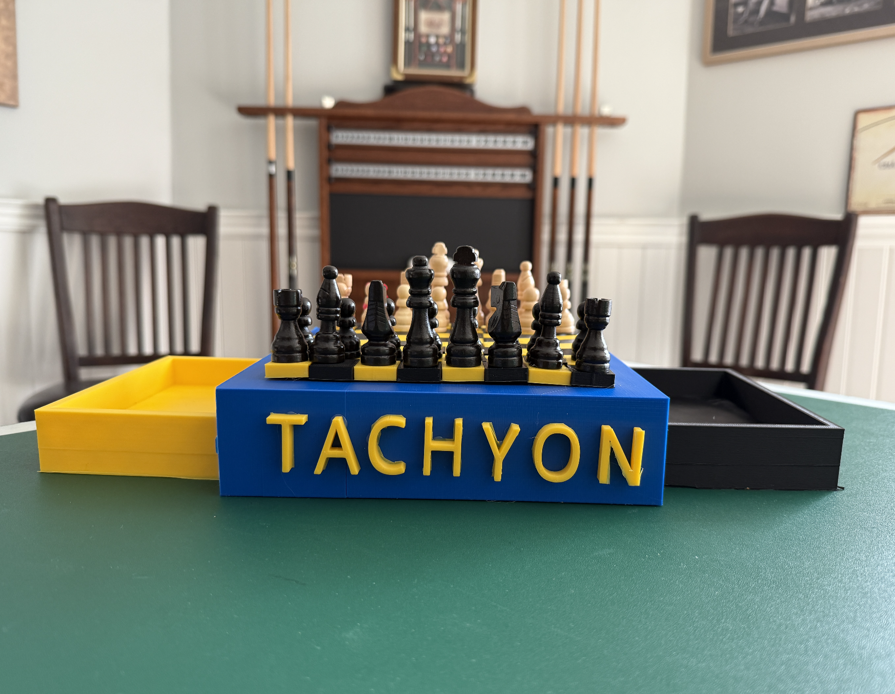 Tachyon Miniature Chess and Checkers Game Board
