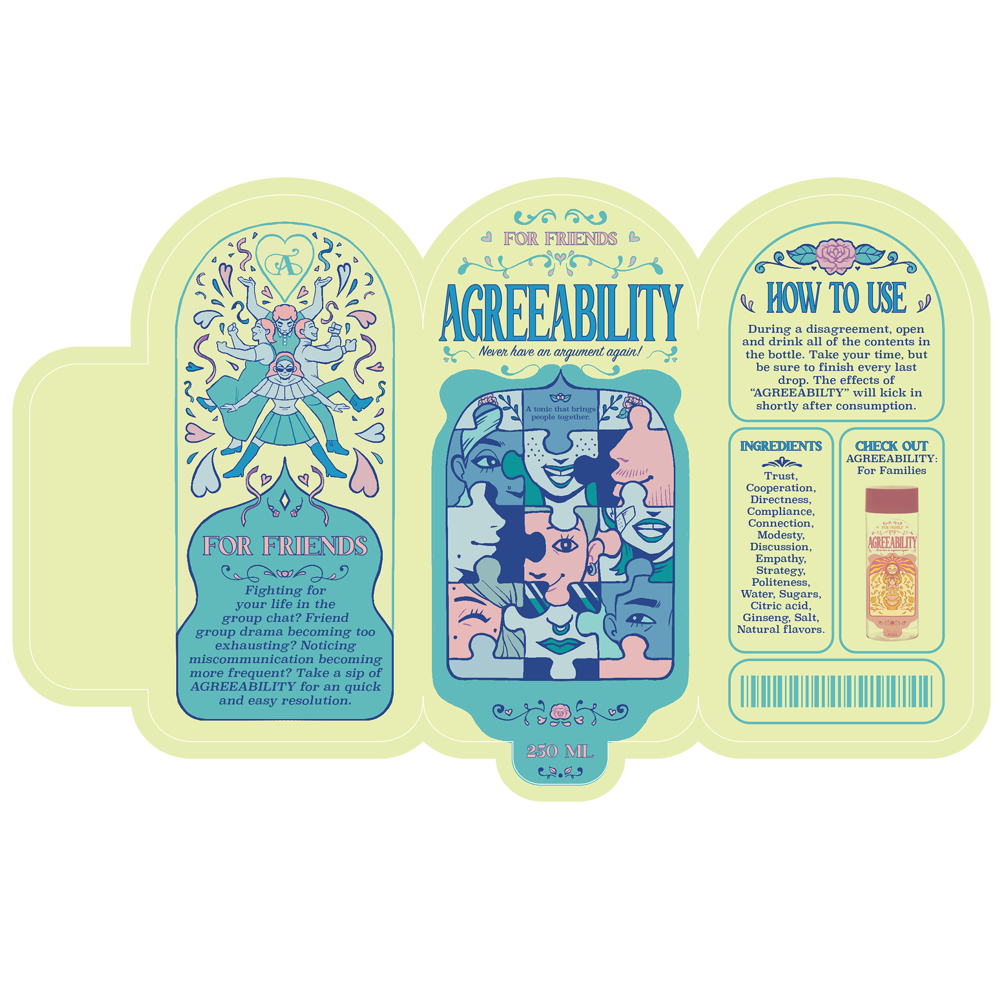 Agreeability Tonics