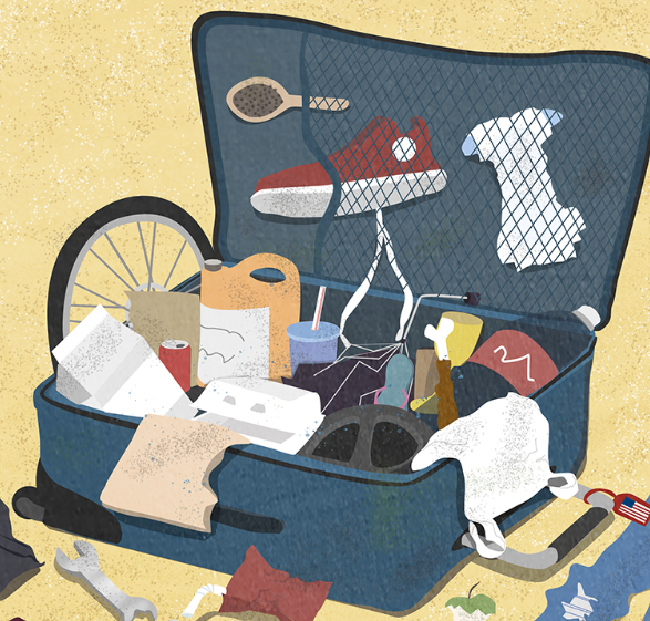 Suitcases As Landfills