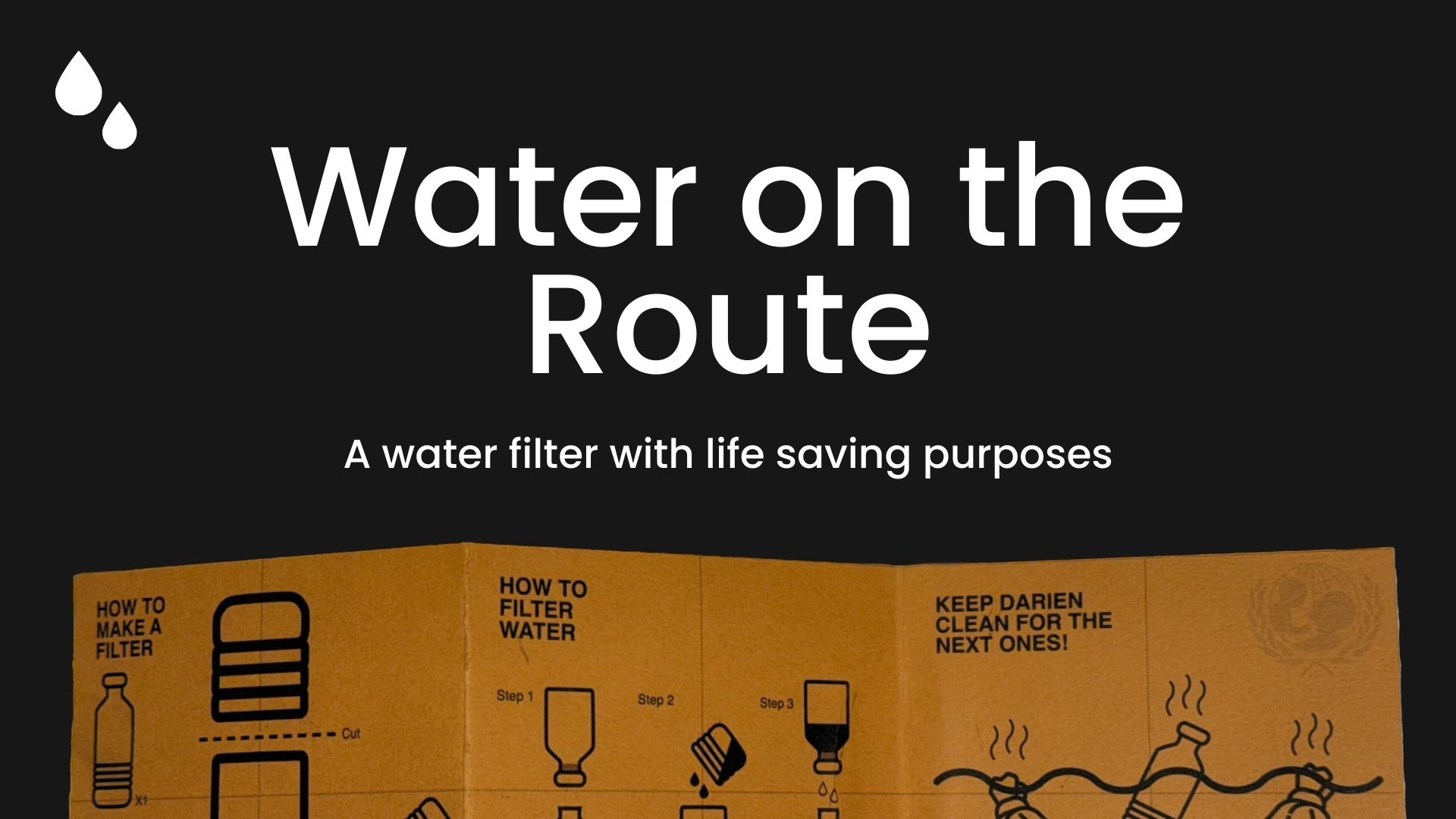 Water on the Route: A Water Filter With Life-saving Purposes