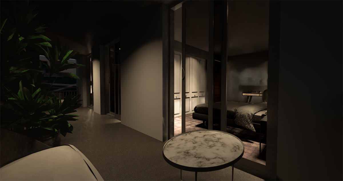 Residential Penthouse Condo - Second Floor Balcony2