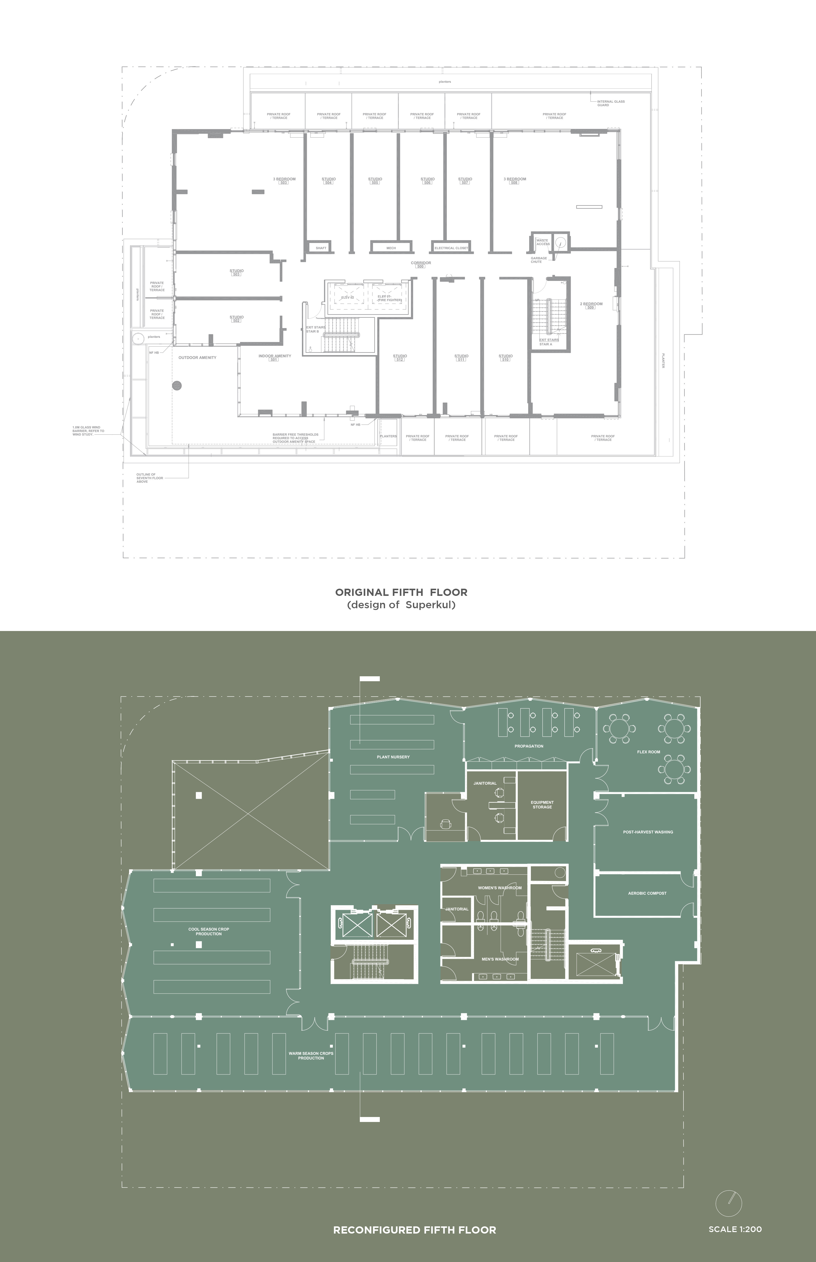 Fifth floor plans