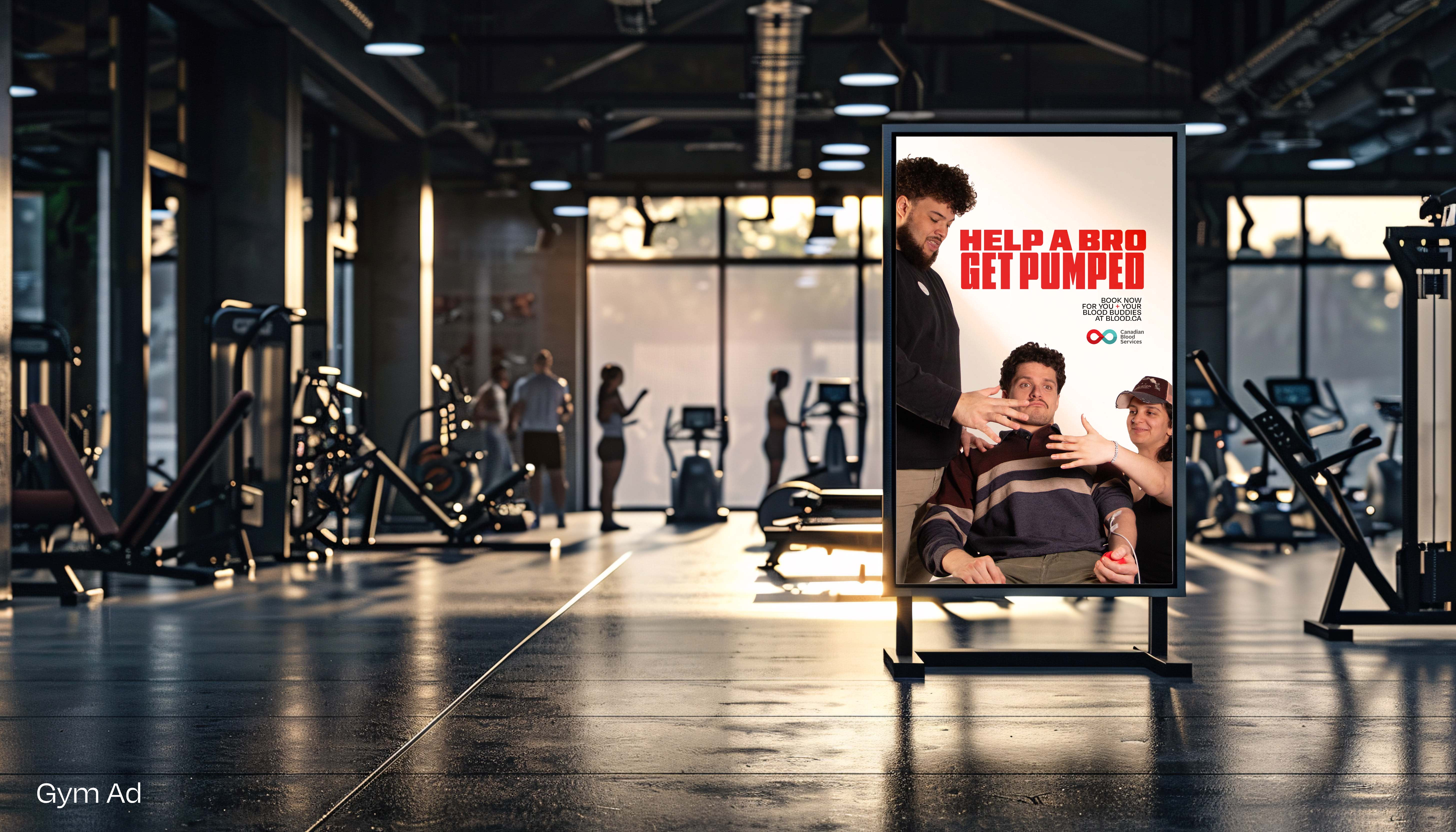 Blood Buddies - Gym Ad