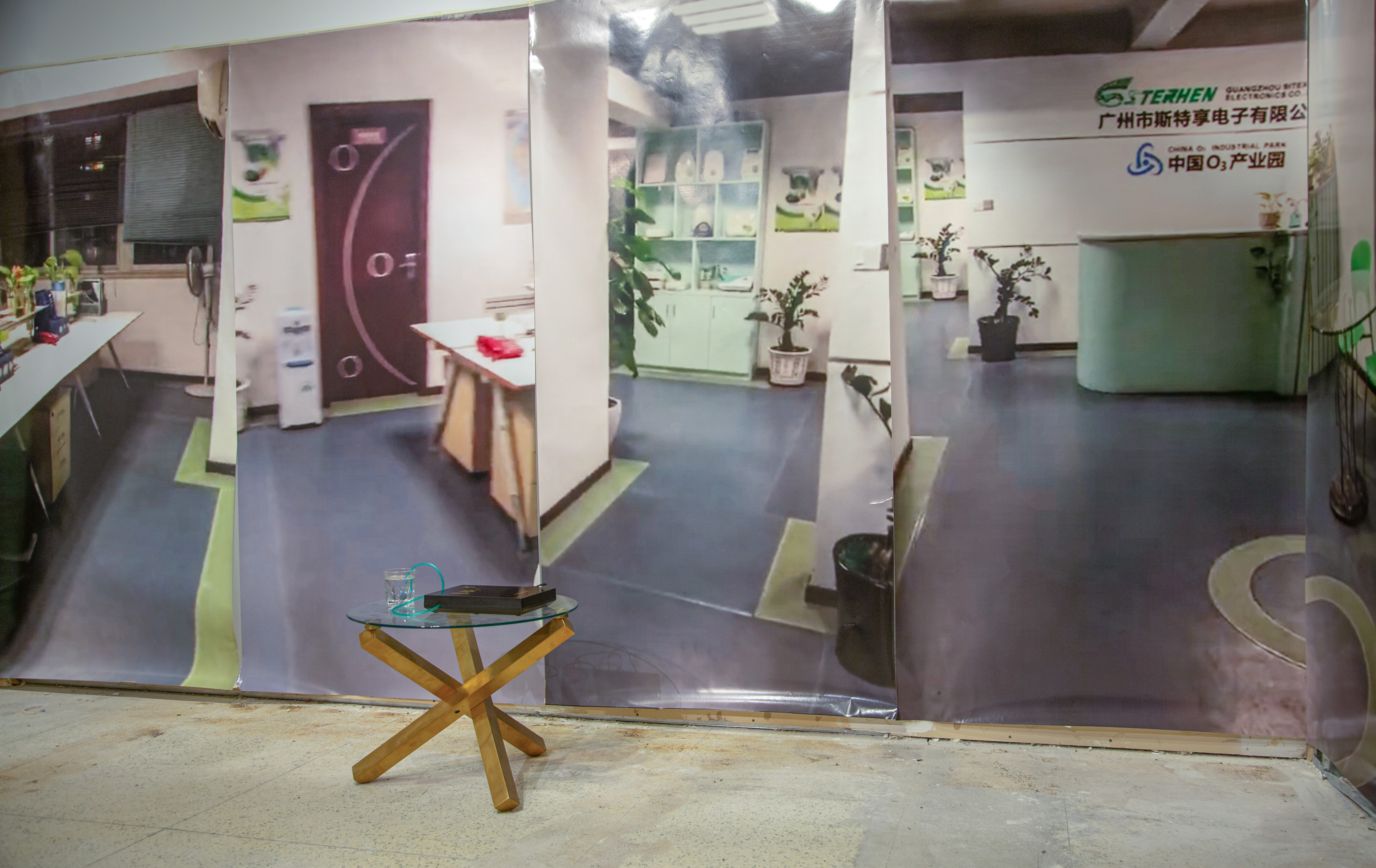 Free purified air and water detail