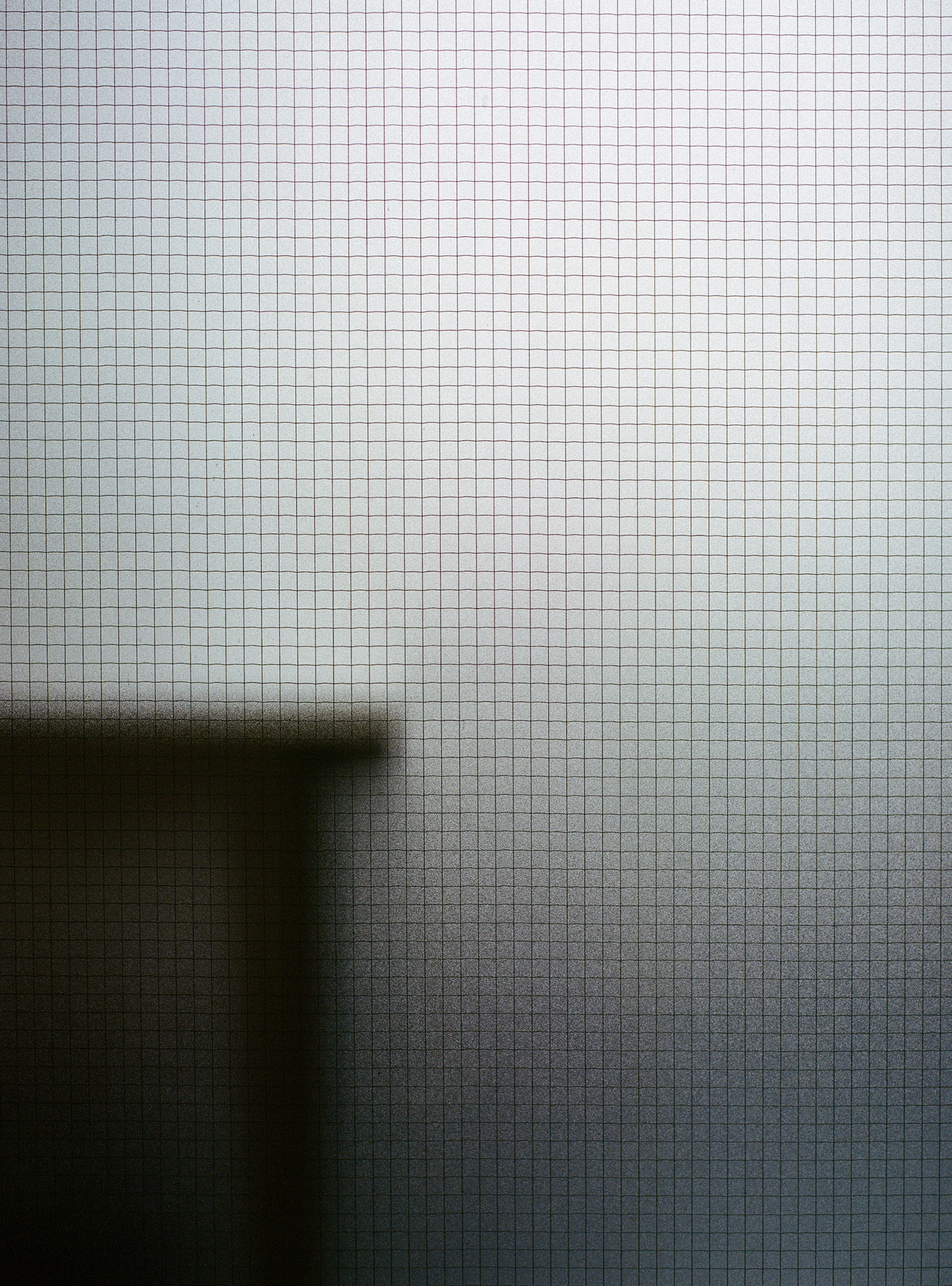 Untitled from Lüften (Frosted Glass), chromogenic print, 2025.