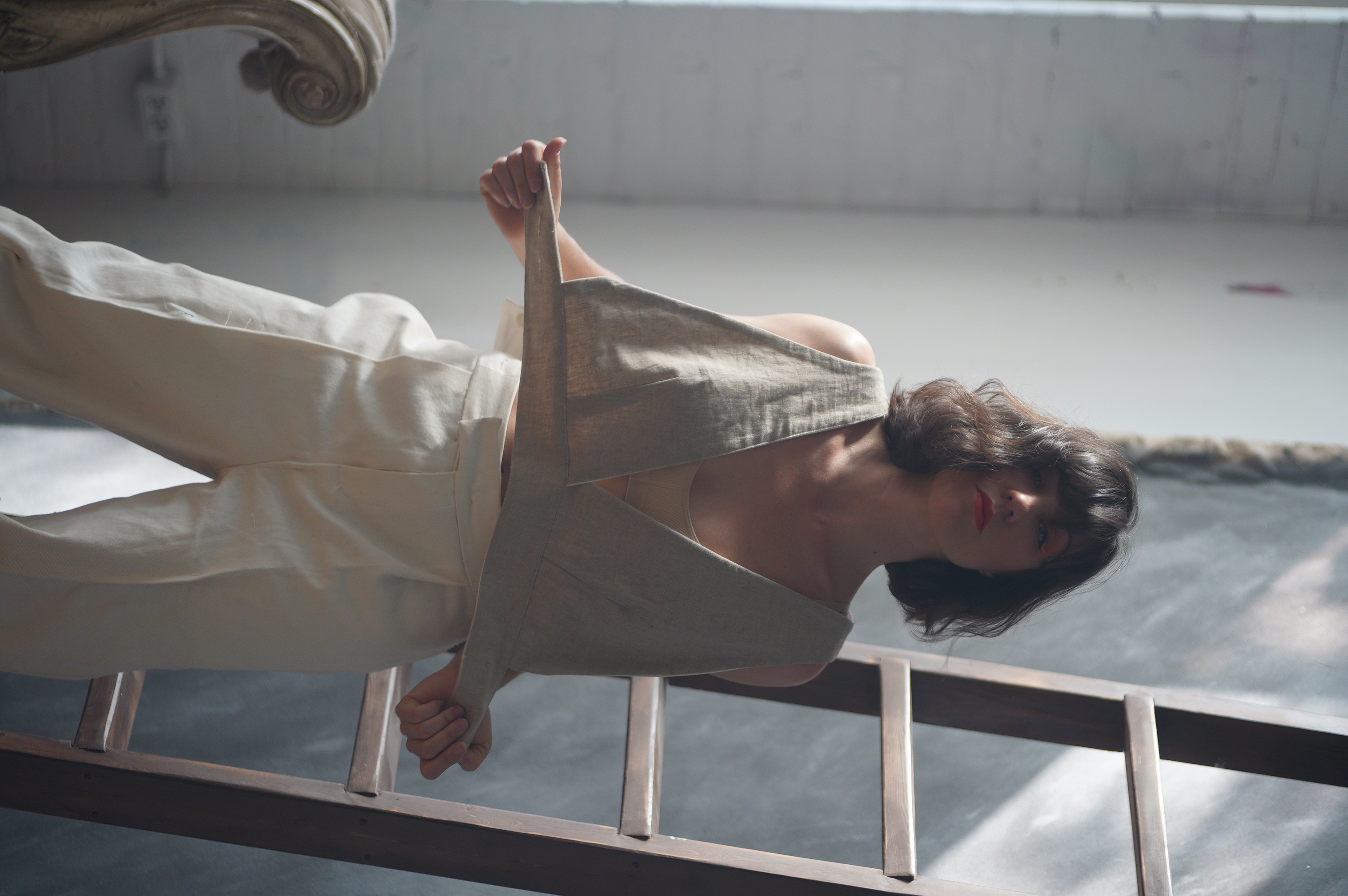 Reversible Pinafore Trouser + Vest Set