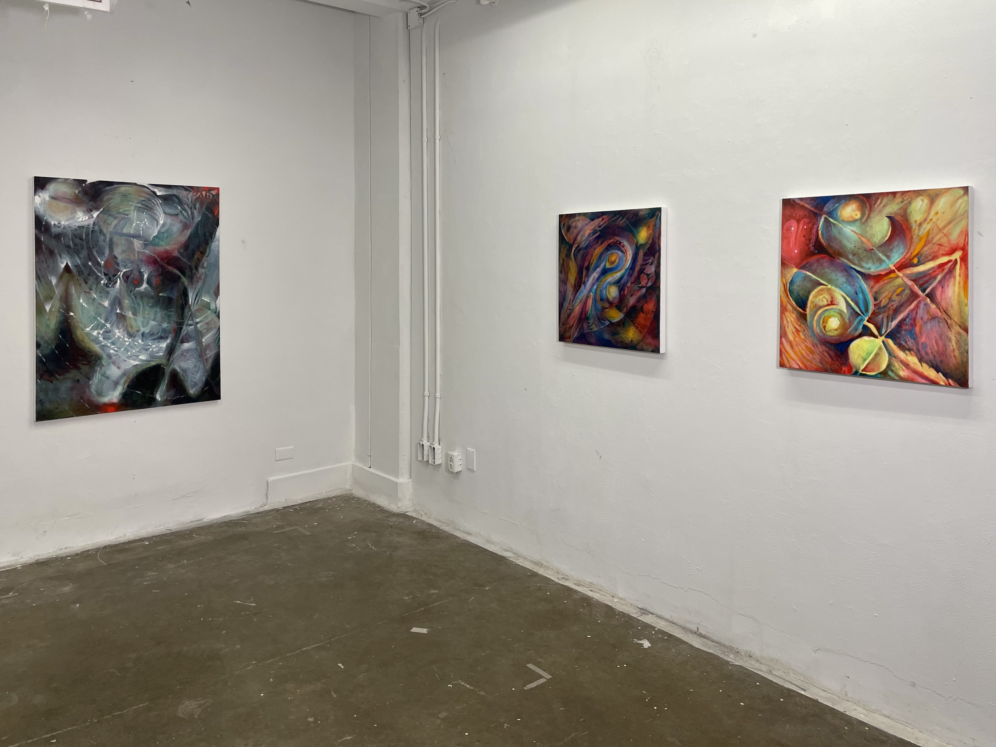 Installation View: Rivulet, Nexus, and Exalt