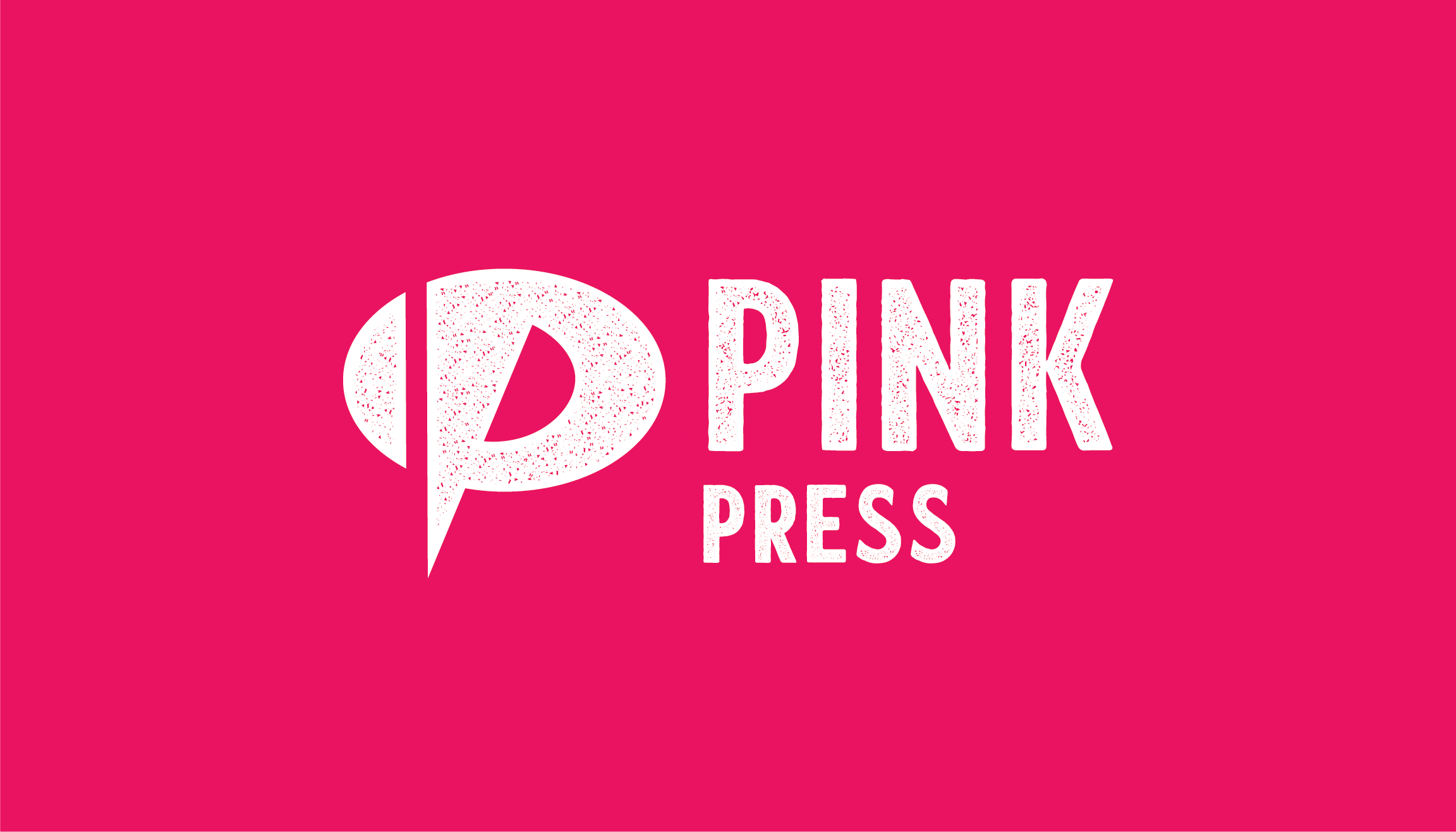 As a collection of zines, the Pink Press features work about a variety of themes, in different formats, authored by different zinesters. Using this pink brand identity and logo helps to tie all this diversity together visually.