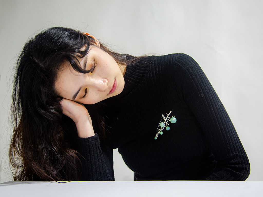 FOOD LOTTERY (Grape brooch)