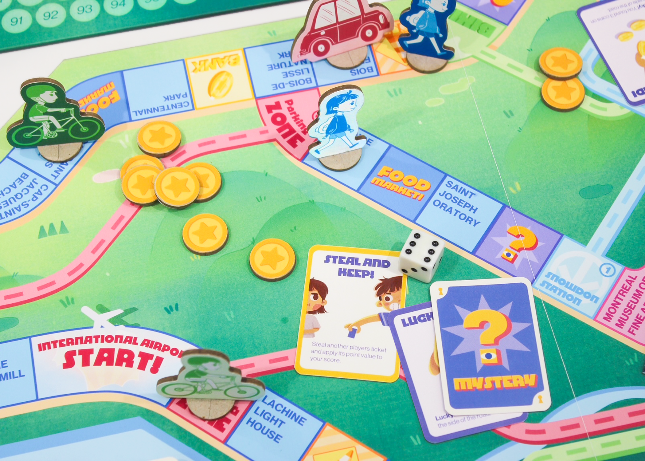 Discover Montreal Island! (Board Game)