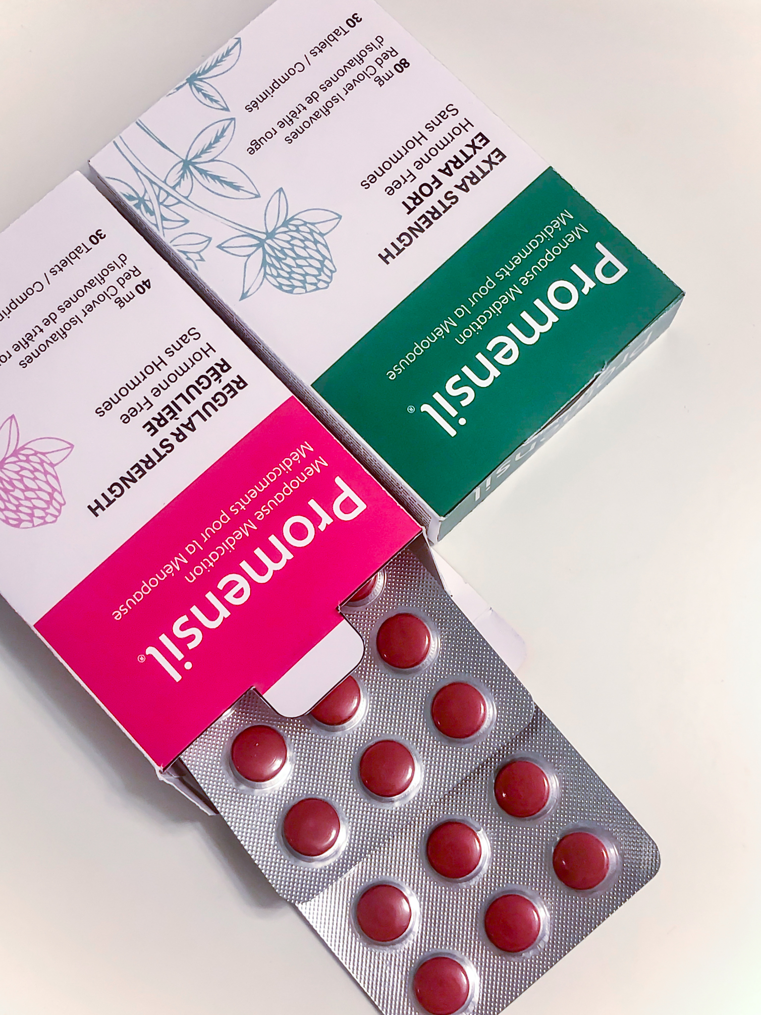 Promensil Menopause Medication (Packaging Redesign) opened