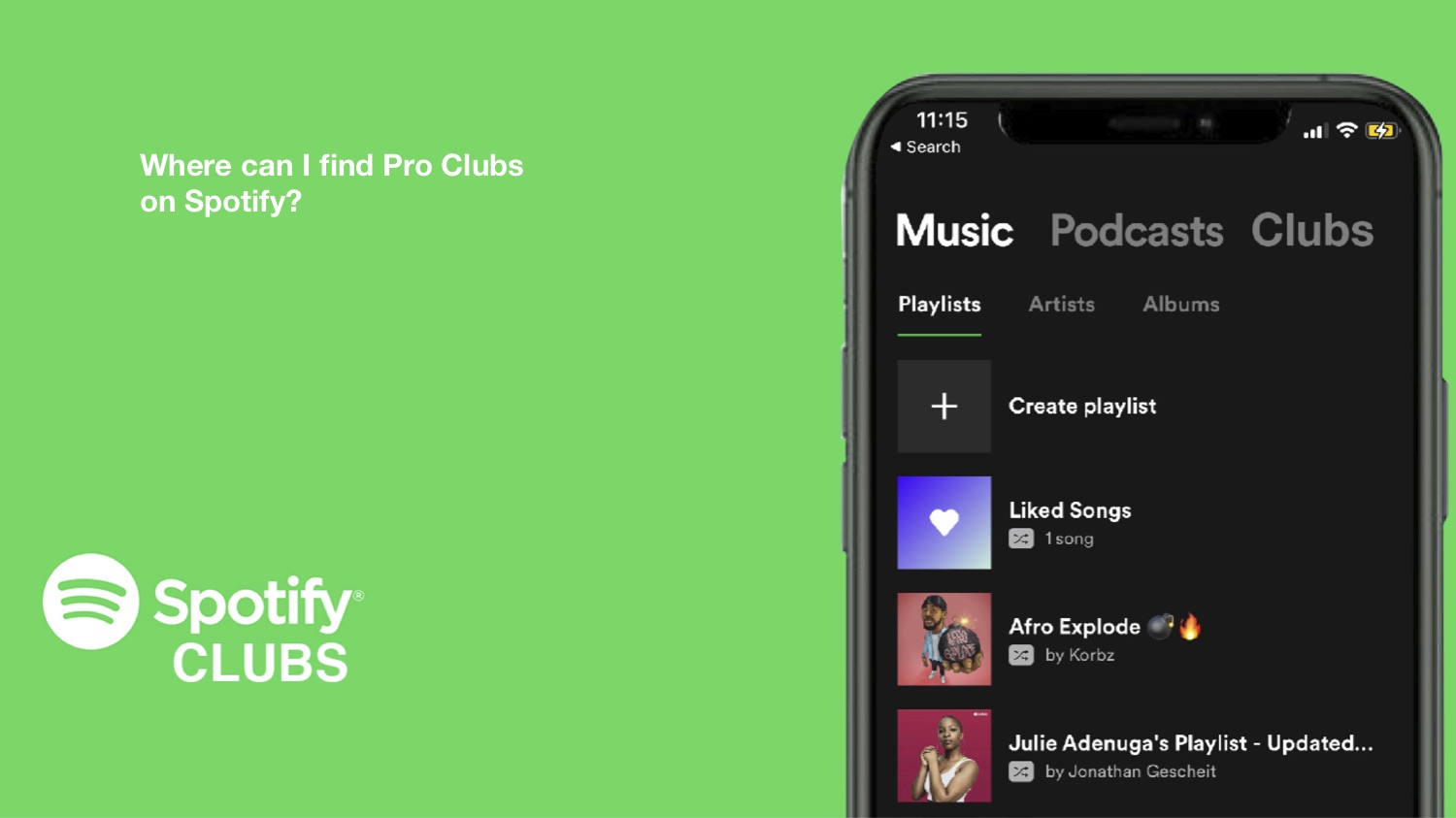 Spotify Pro Clubs