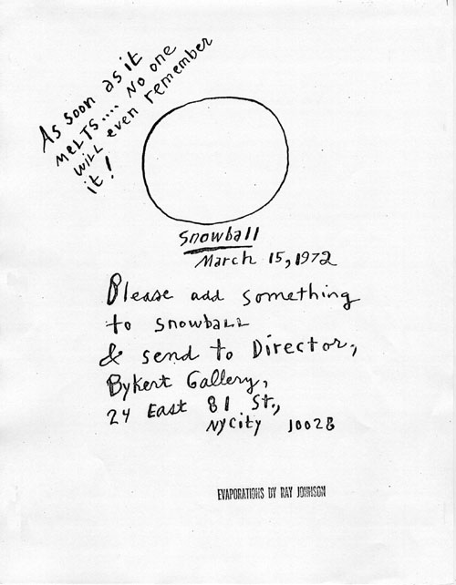 Post-Authorship: Ray Johnson's Correspon-dance Art