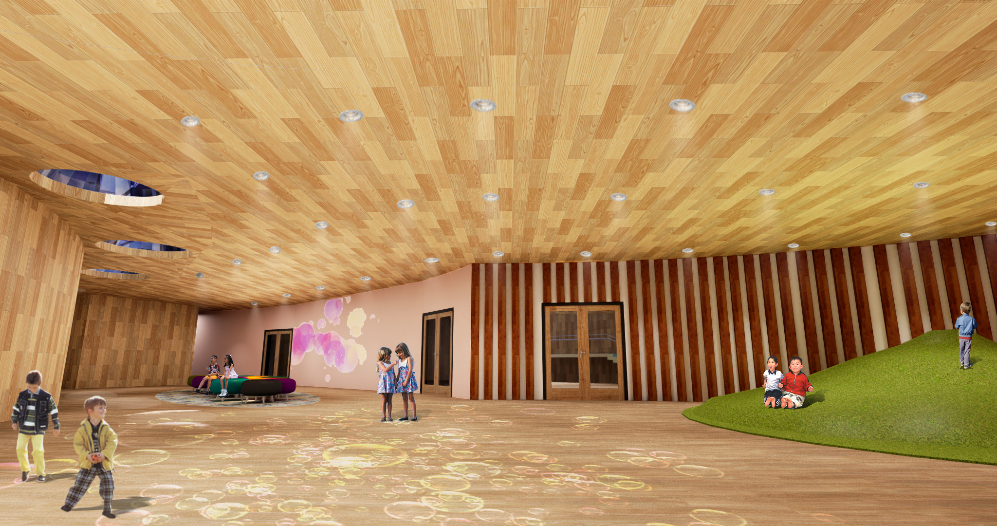 Montessori School - First Floor Lobby