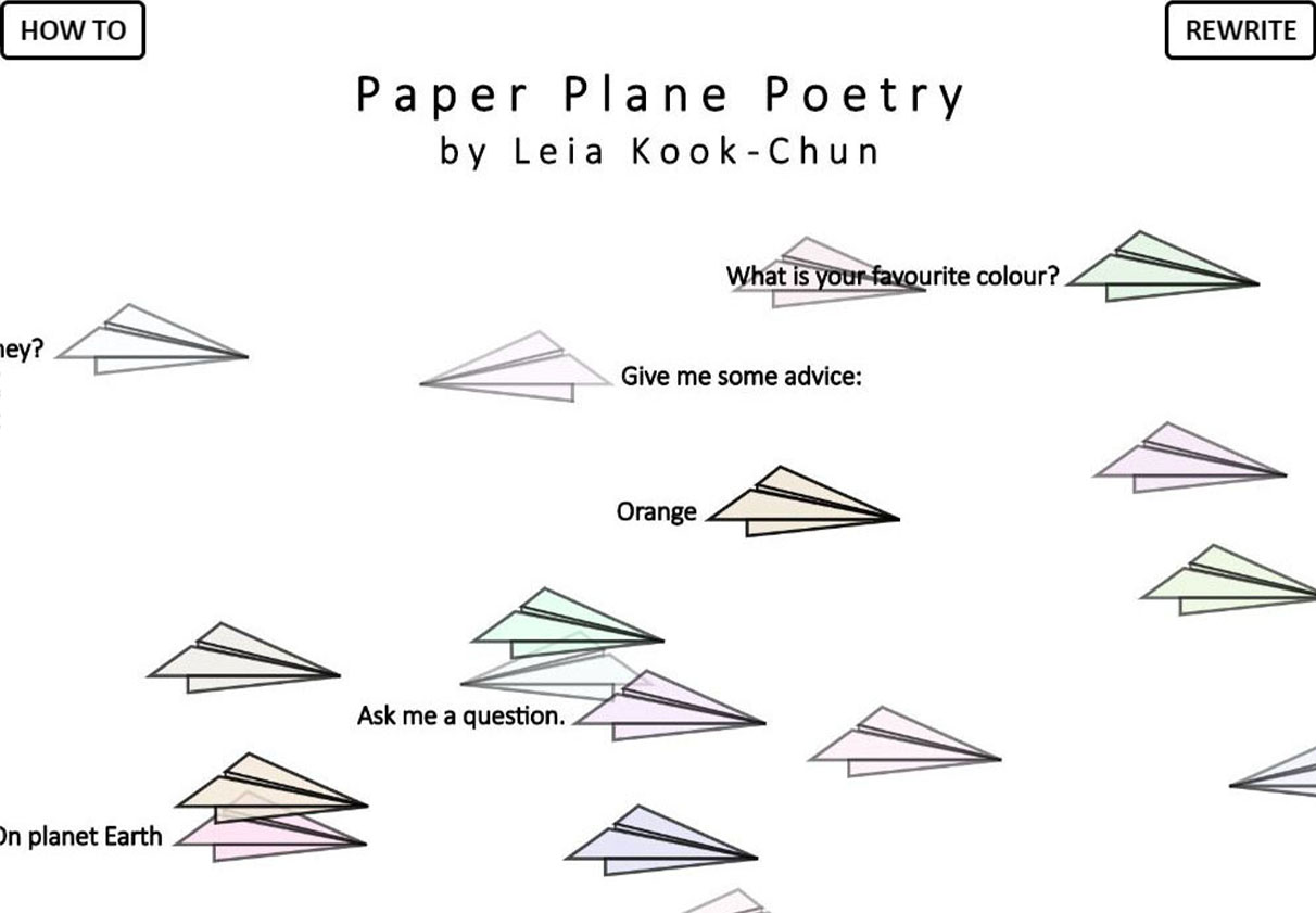 Paper Plane Poetry