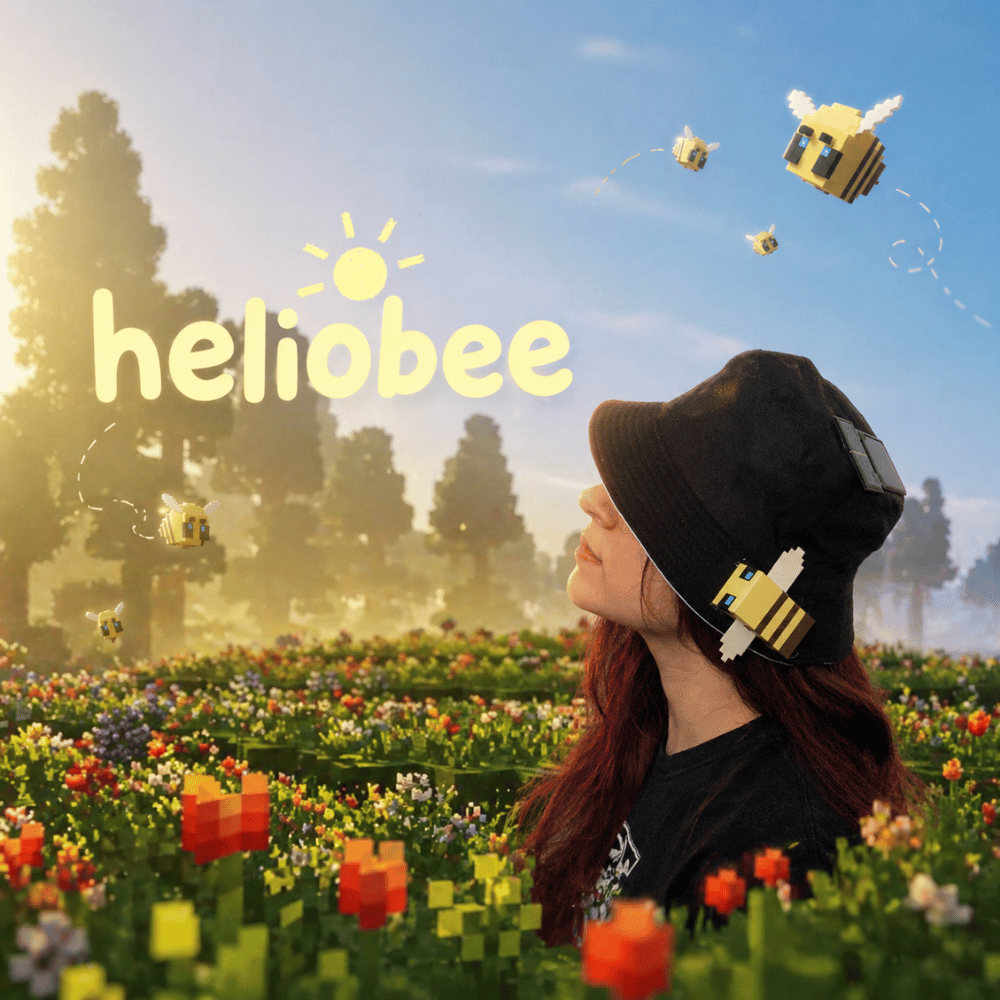 HelioBee - A solar powered, whimsical reminder to bee kind to the planet.