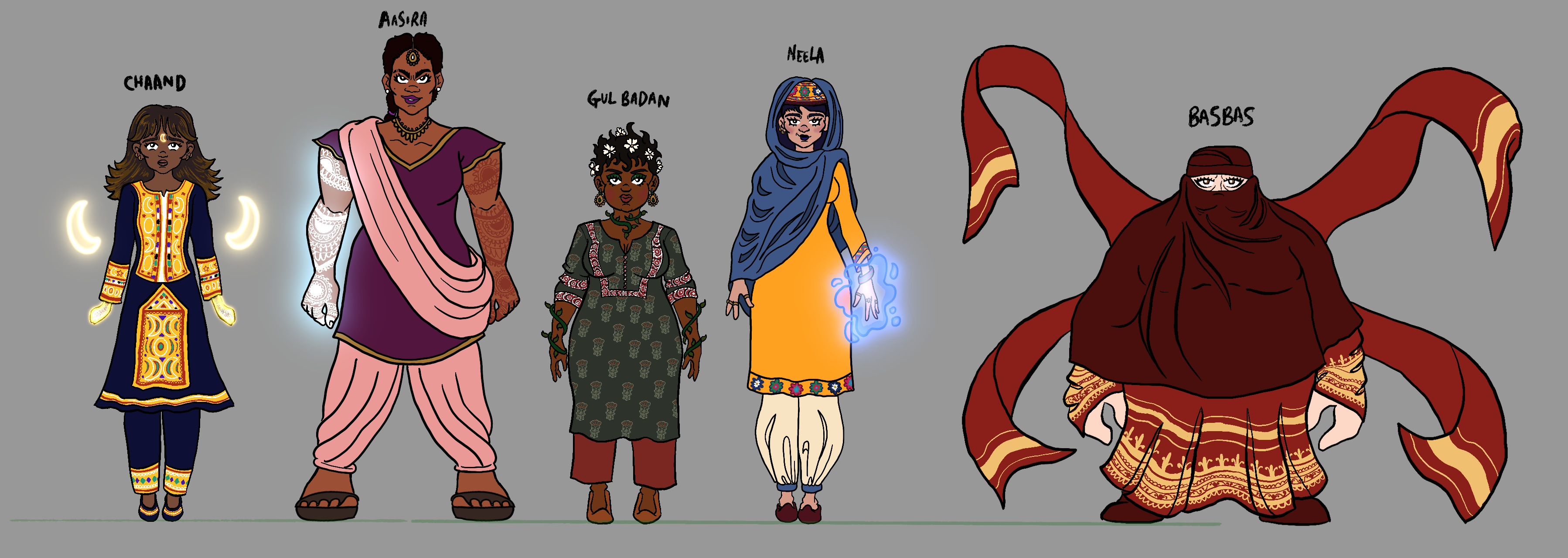 Veerangnayiaan: Daughters of the Provinces - Concept Art