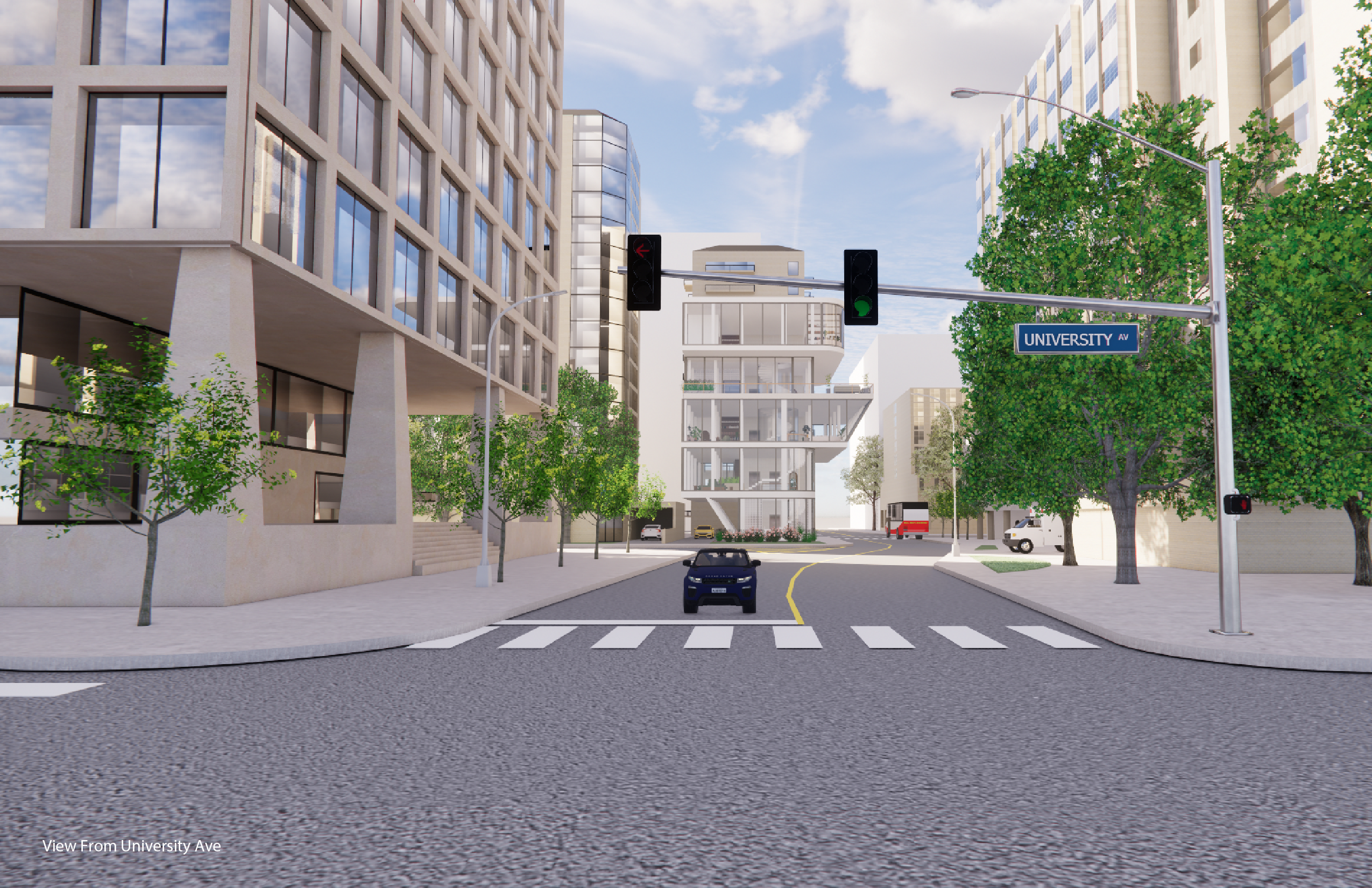 University Ave Render