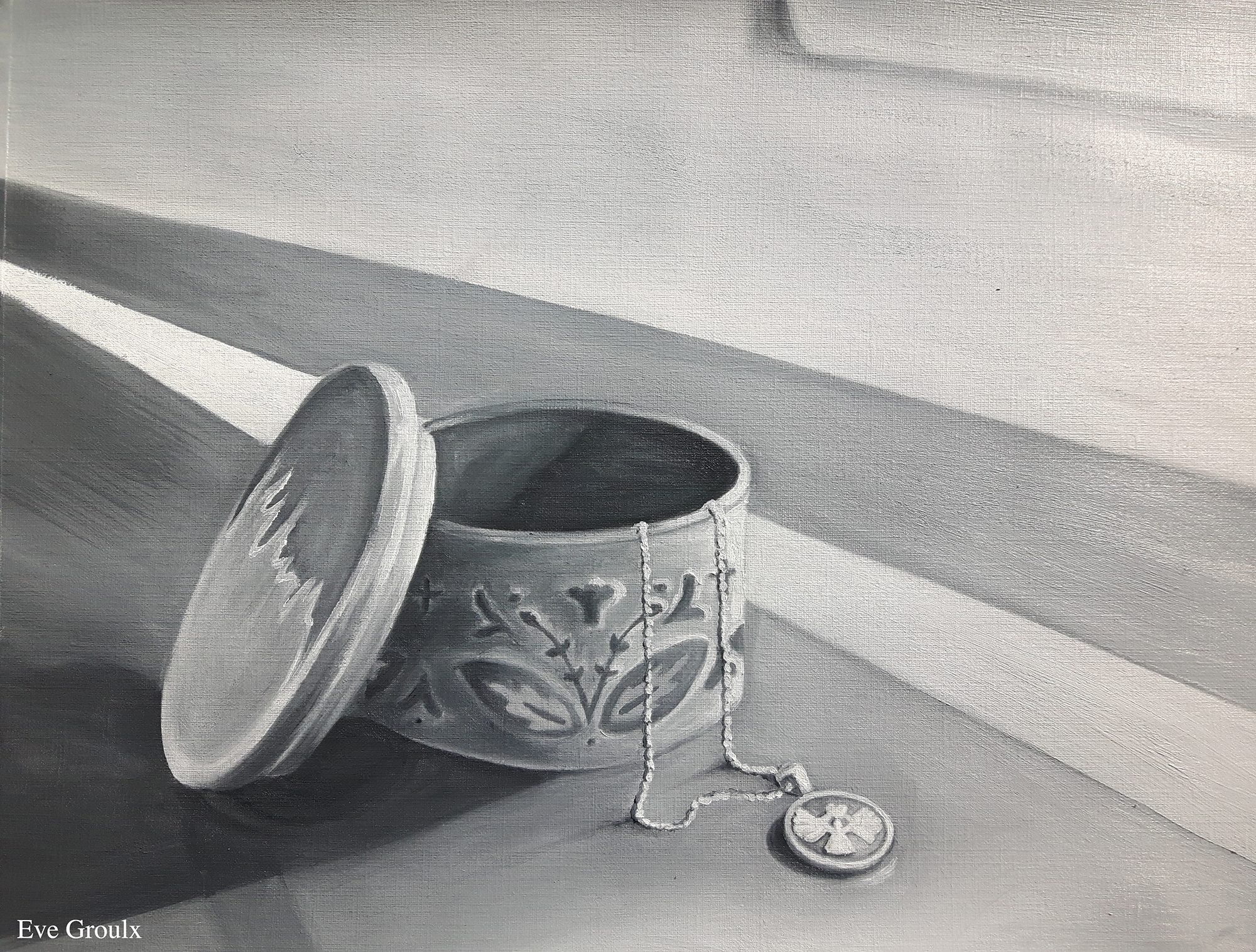 Jewelry Jar and Necklace