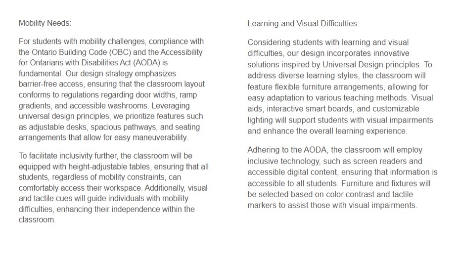 Designing for All: A Universally Accessible Learning Environment