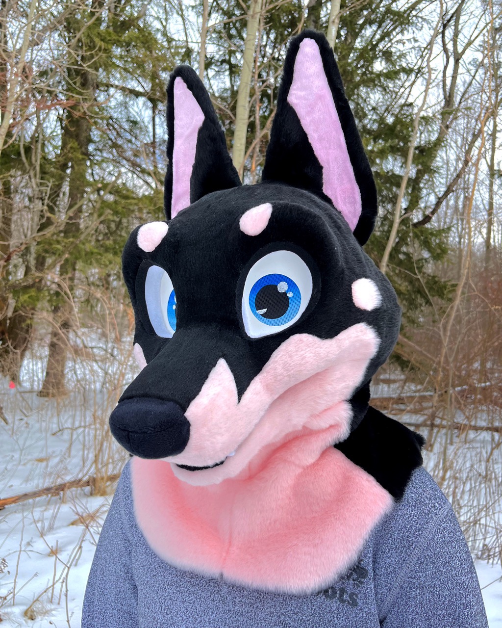 Pink Doberman