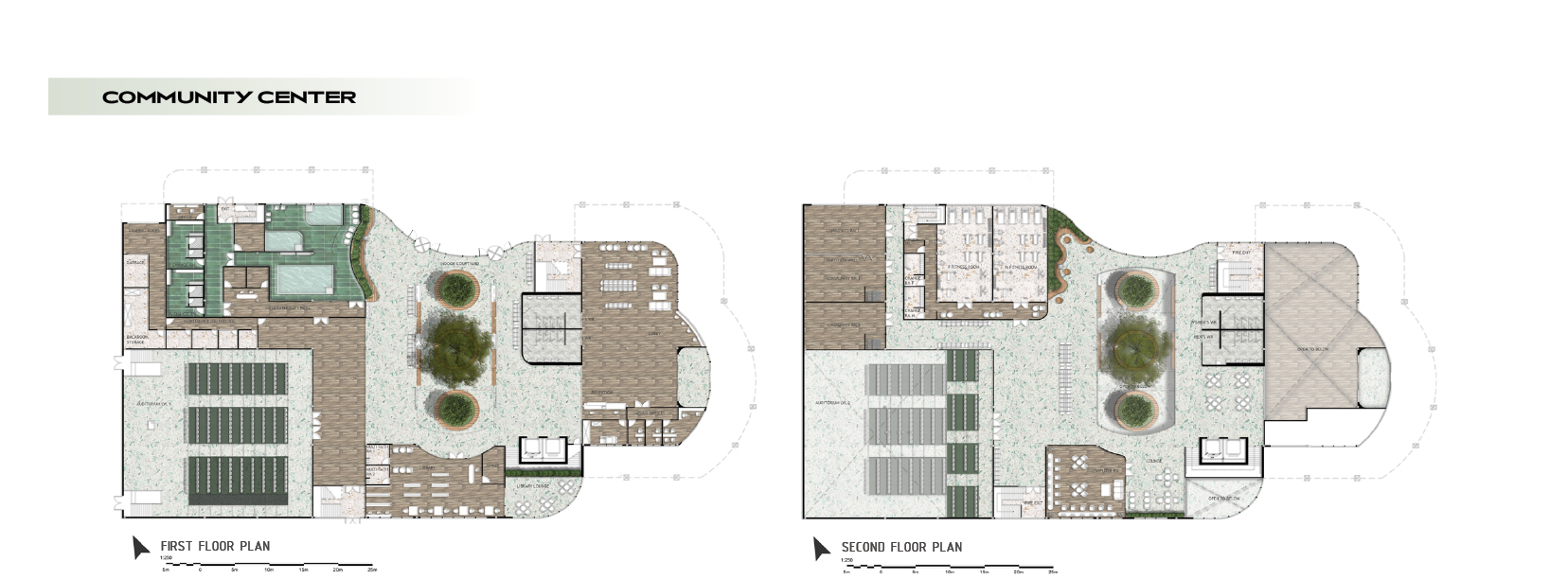 First Floor Plan and Second Floor Plan