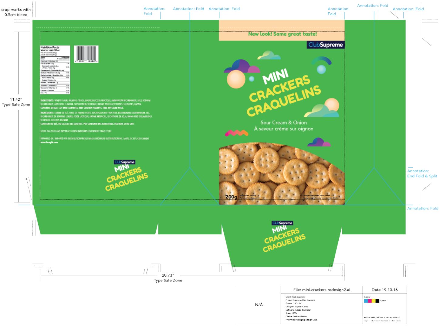 ClubSupreme - dieline green