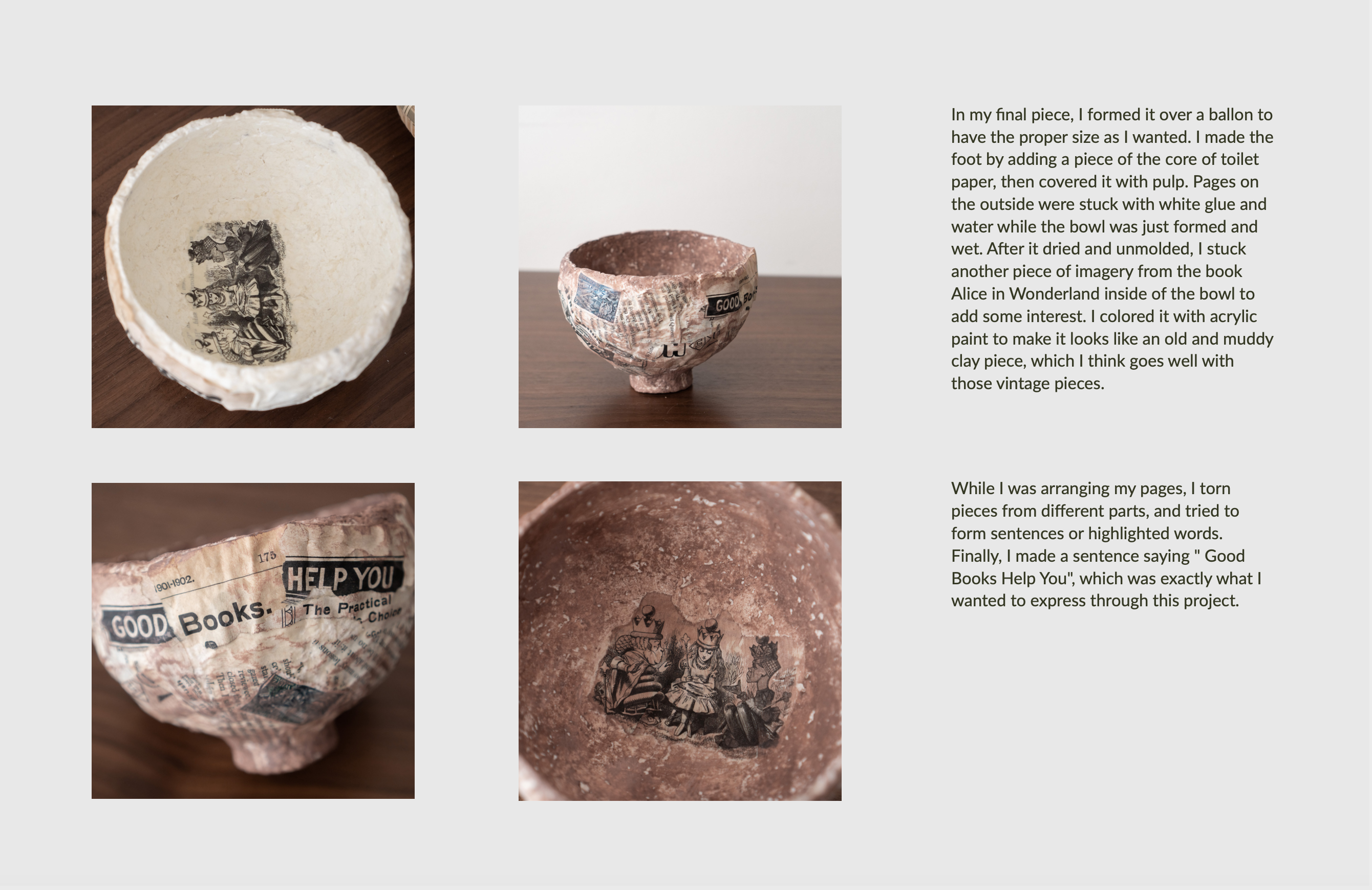 Spiritual Food : Material Exploration With Paper