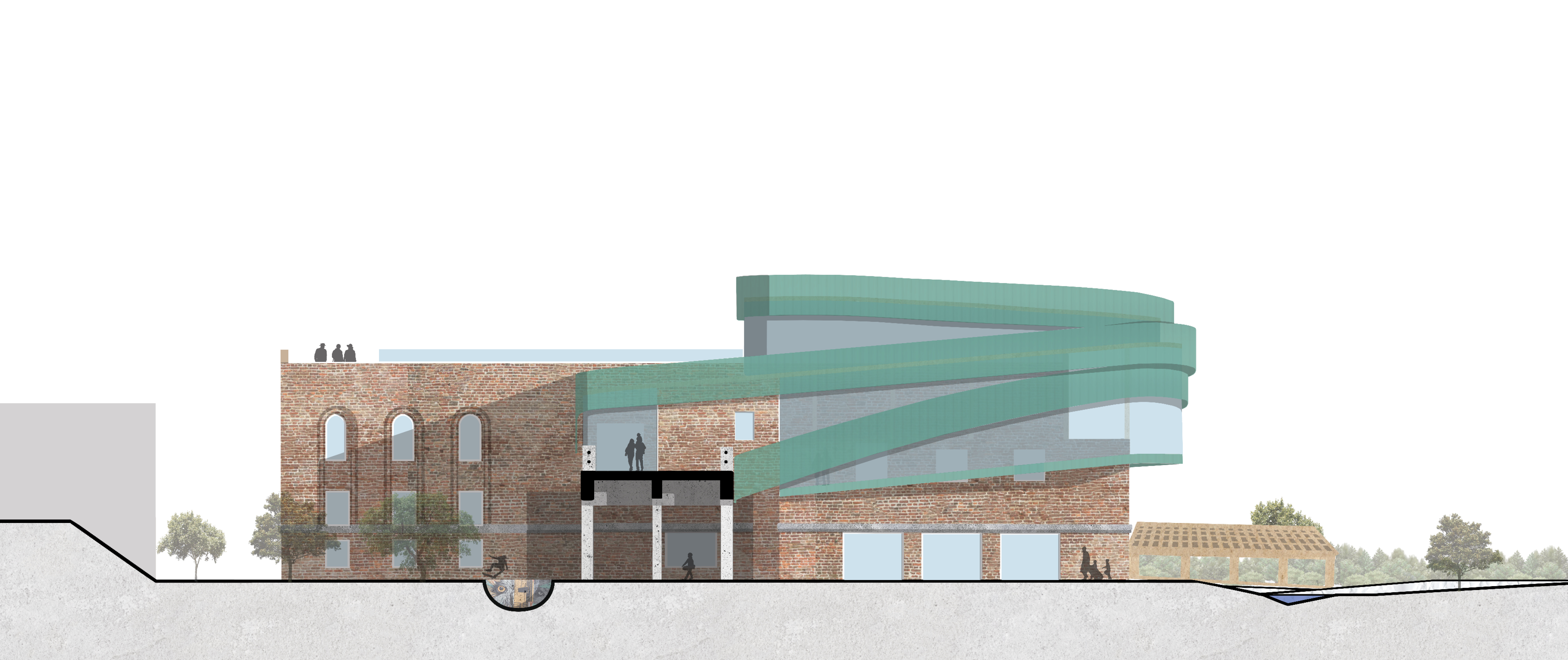 Wellington Destructor - North Elevation