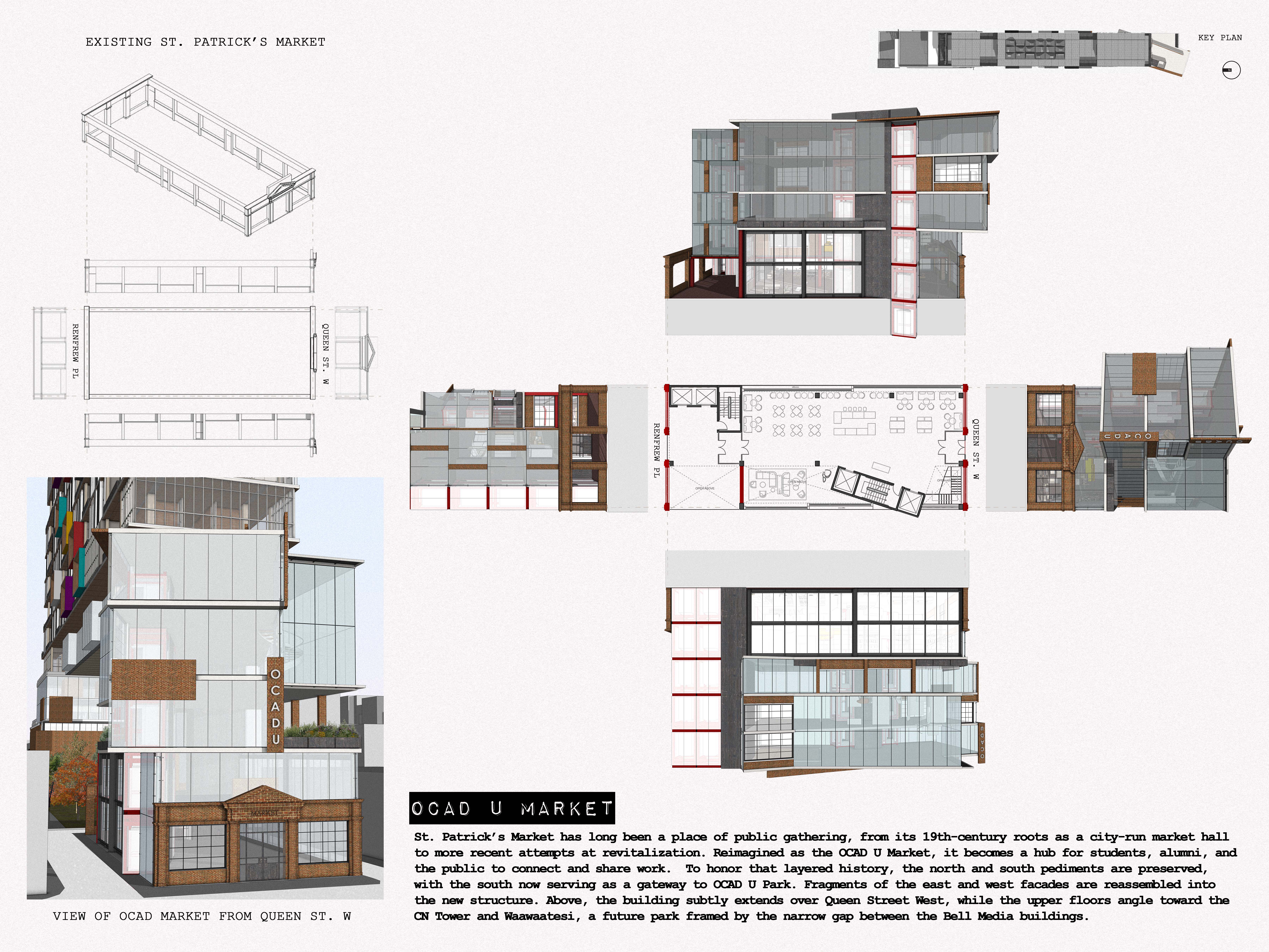 OCAD U Market Existing Building & Exterior Elevations