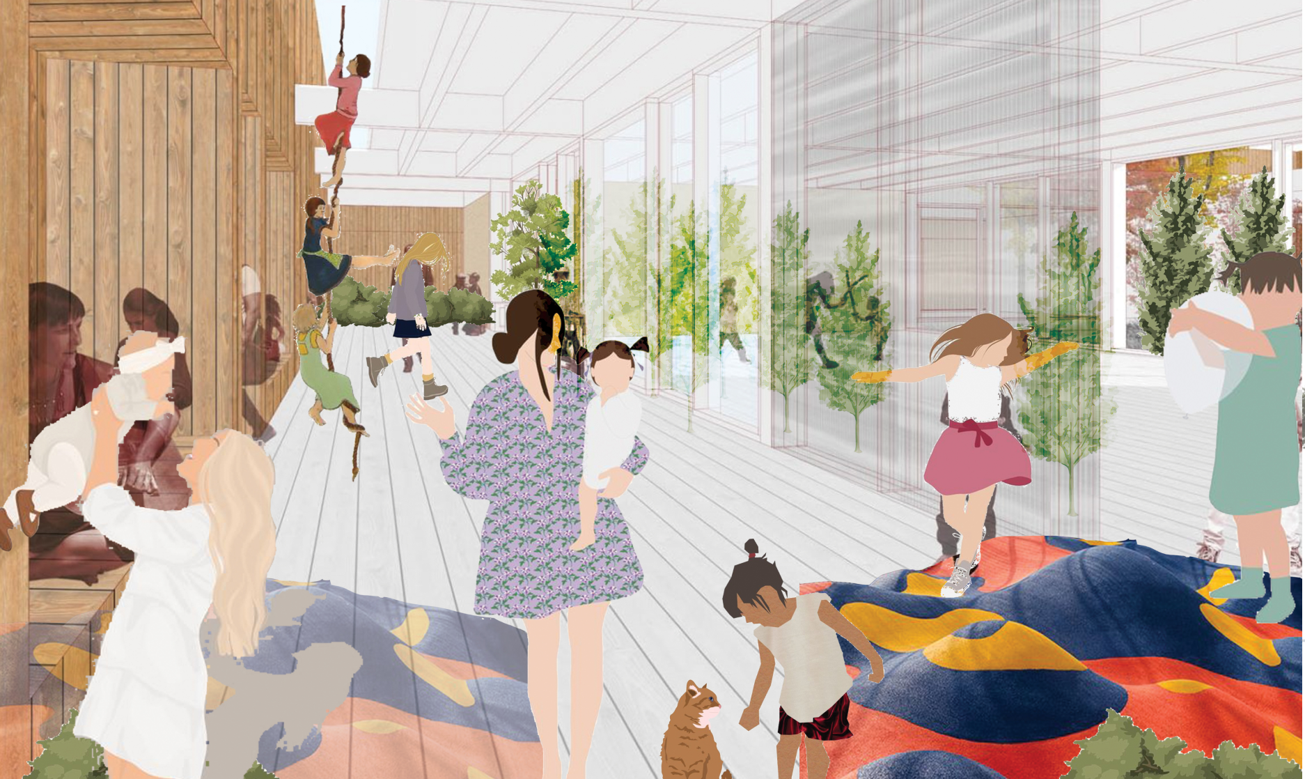 Environmental Design: Interior Design Thesis- St.Lawrence Childcare Center